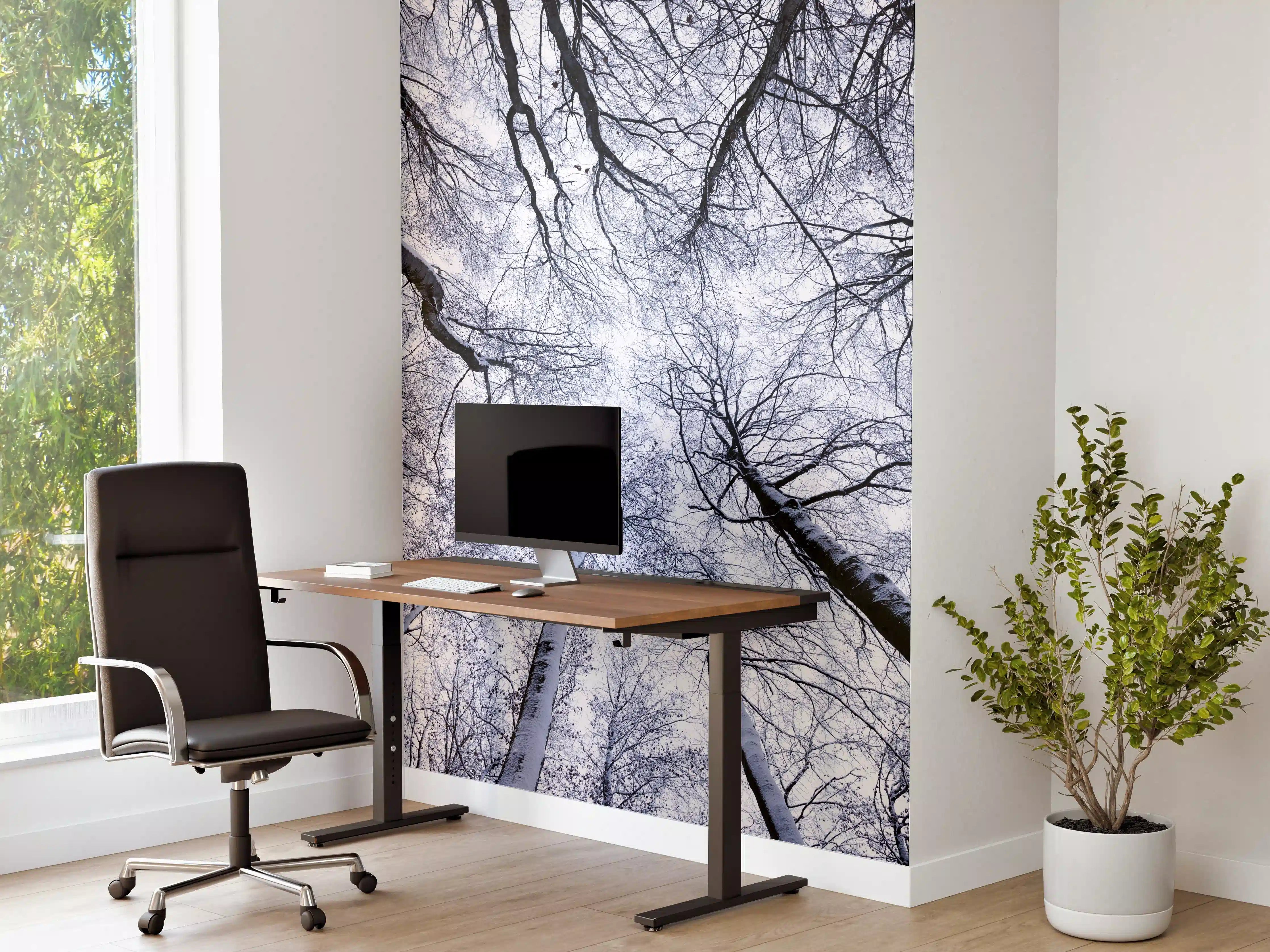 Büro Wandgestaltung - Frostiger Wald