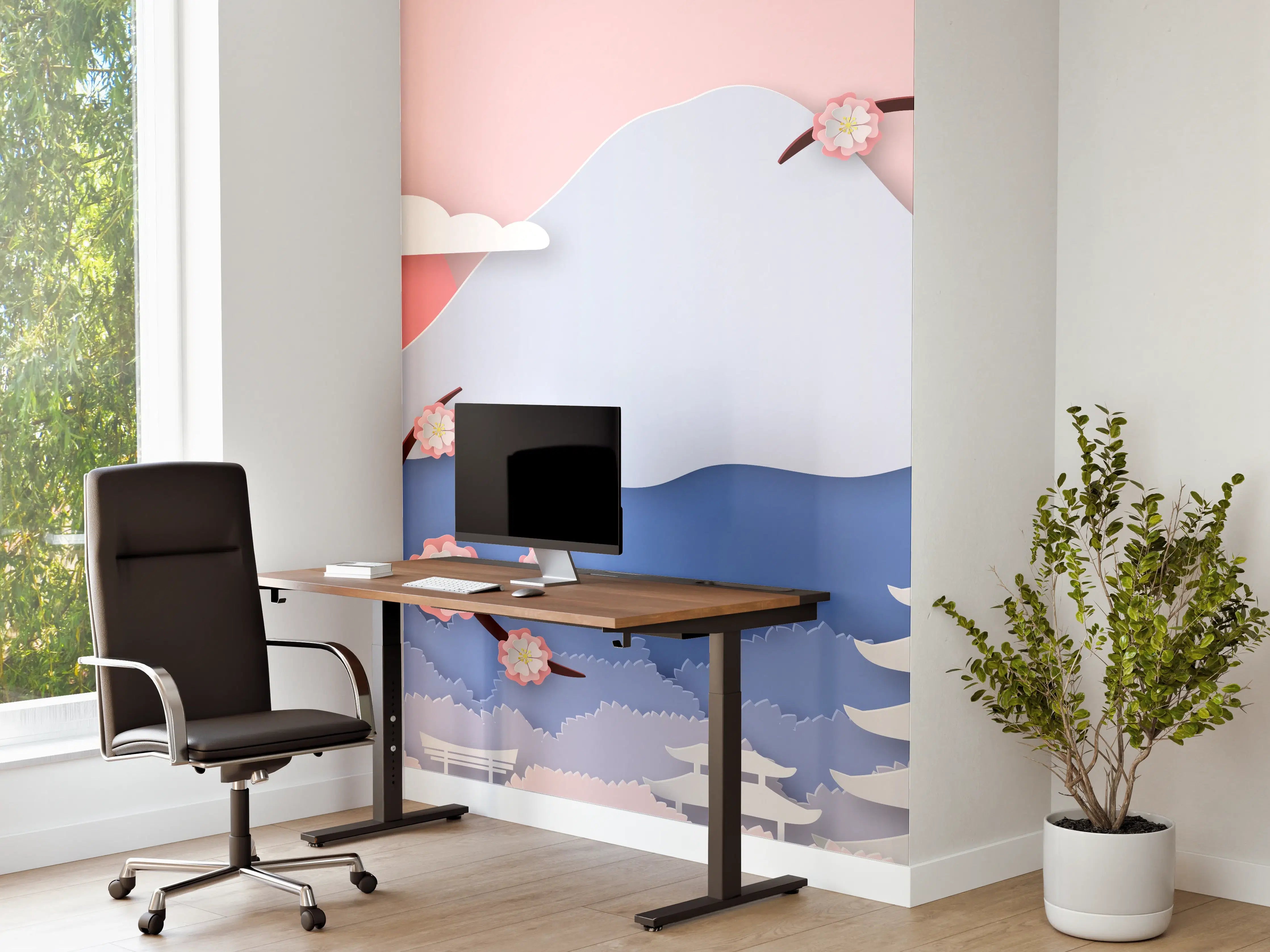 Büro Wandgestaltung - Fujiyama modern Style