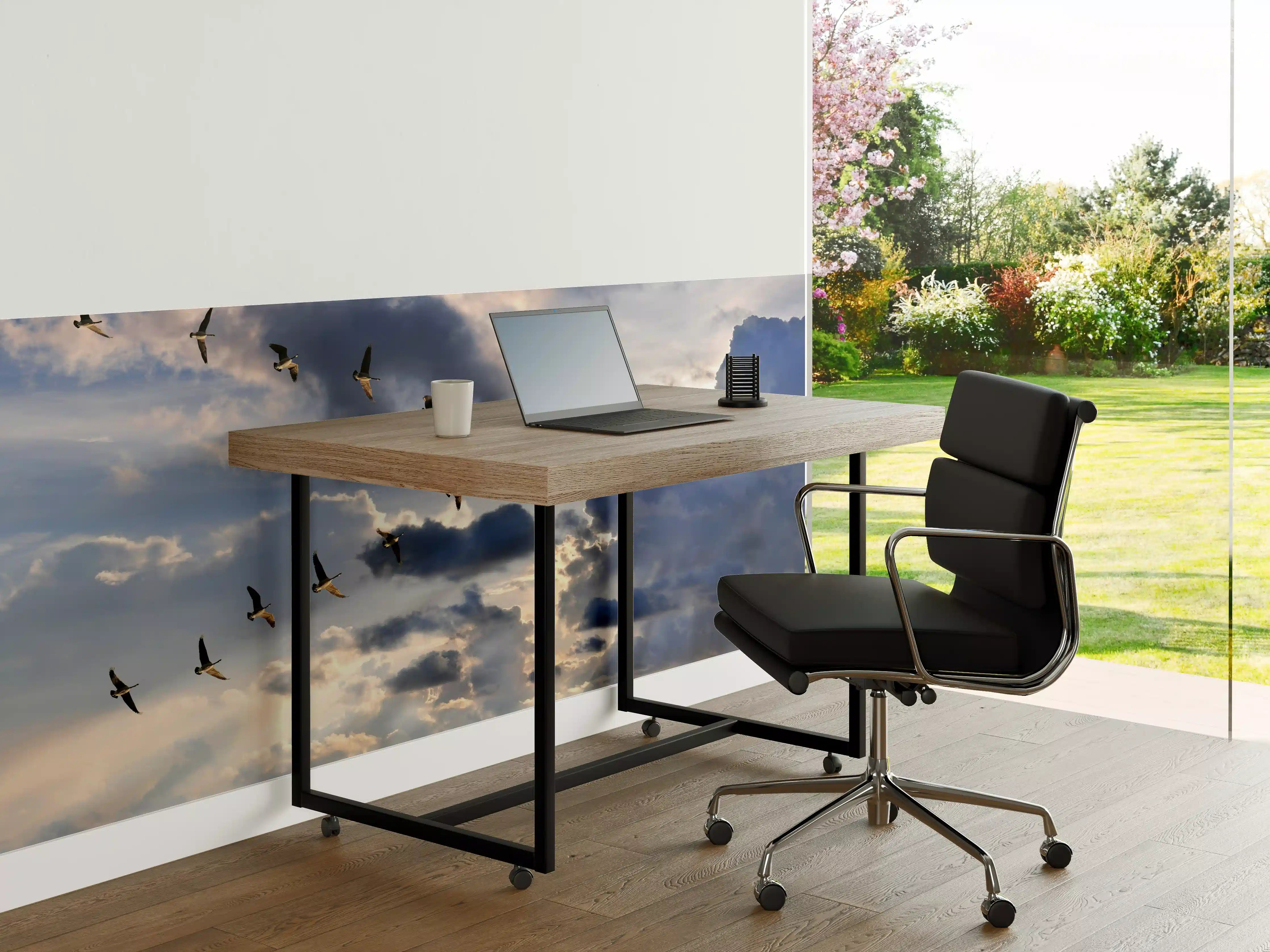 Büro Wandgestaltung - Gänse in V-Formation fliegend