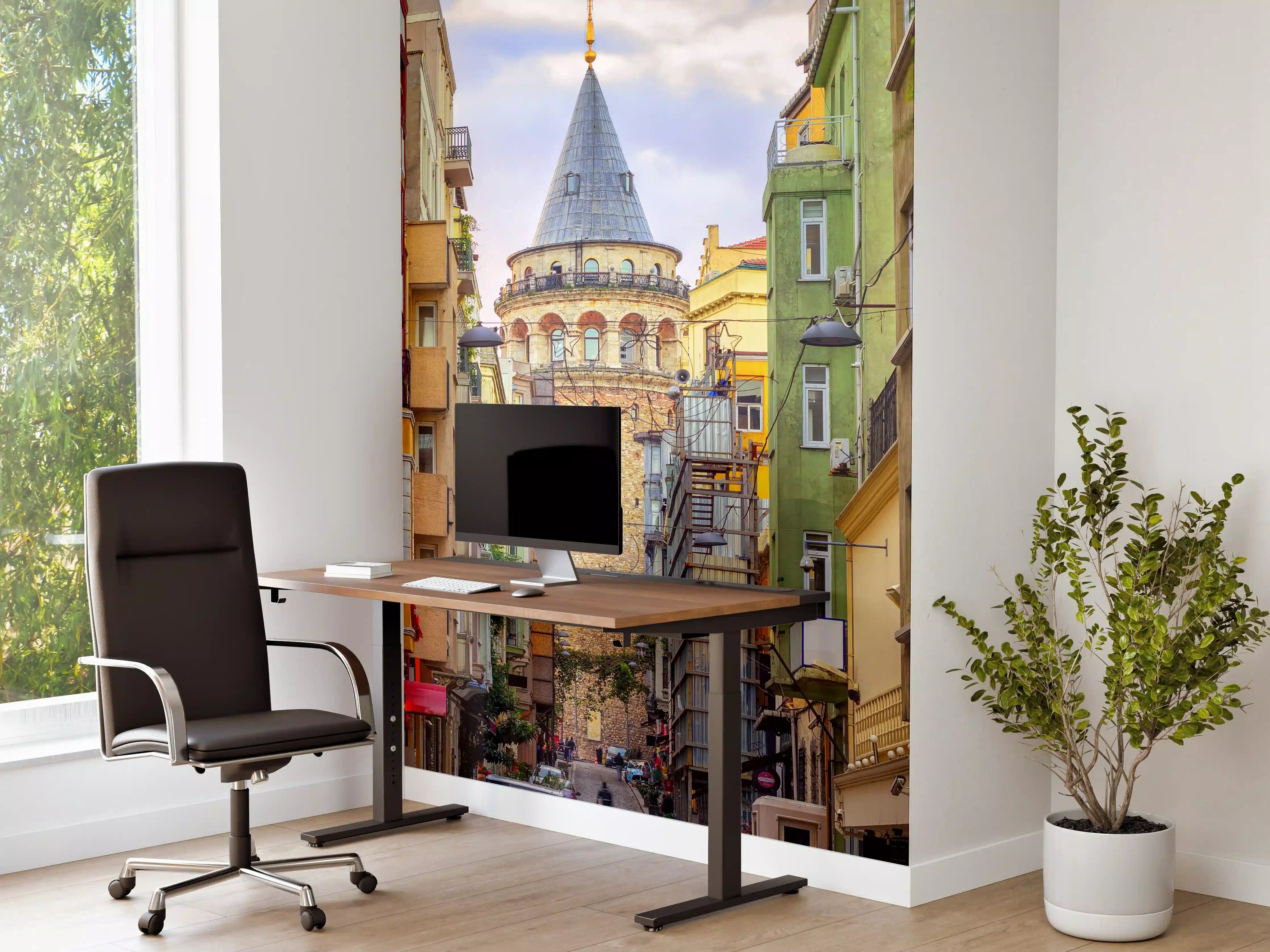 Büro Wandgestaltung - Galata-Turm in der Altstadt von Istanbul