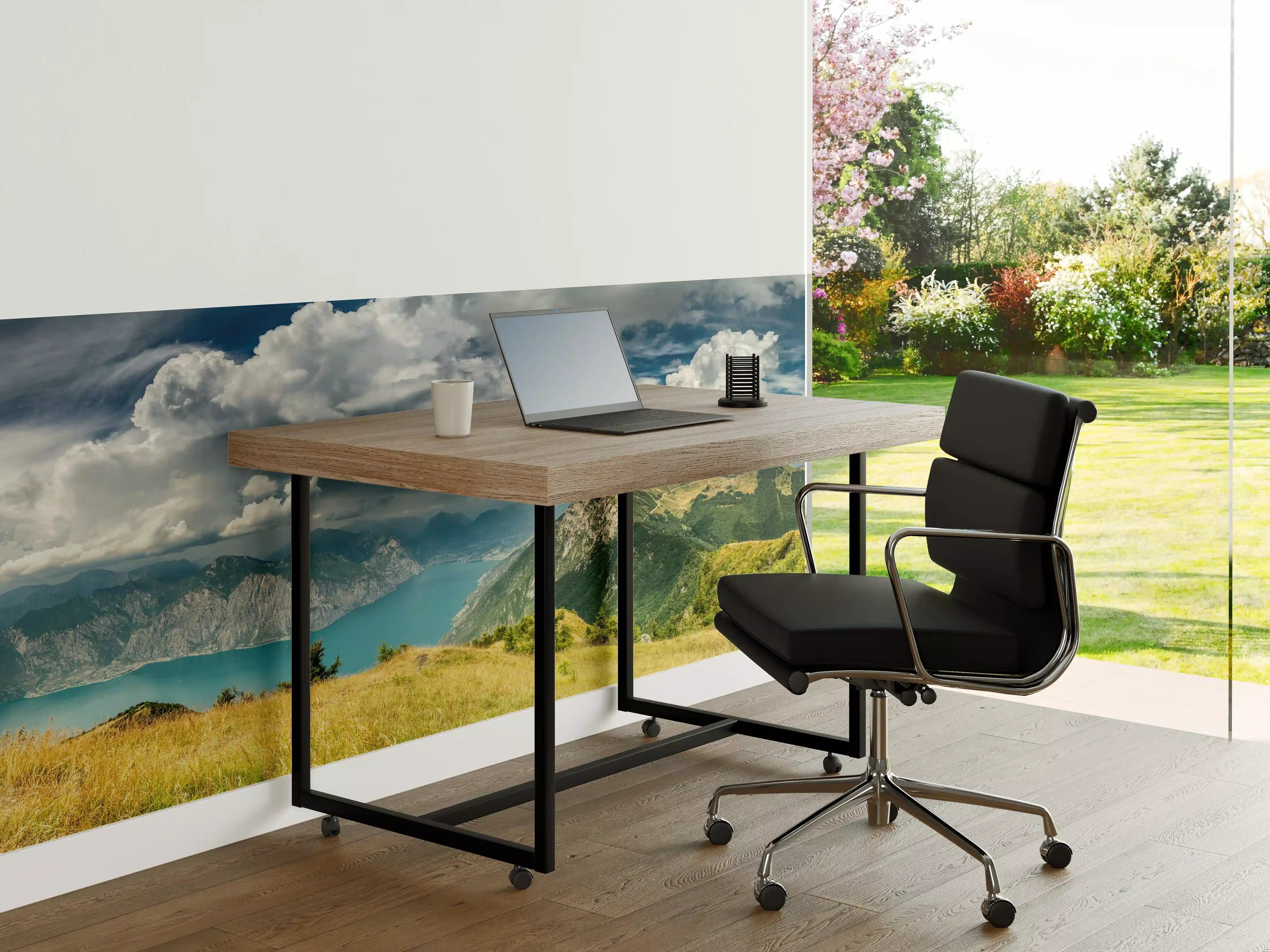 Büro Wandgestaltung - Gardasee – Harmonie in Blau-Grün