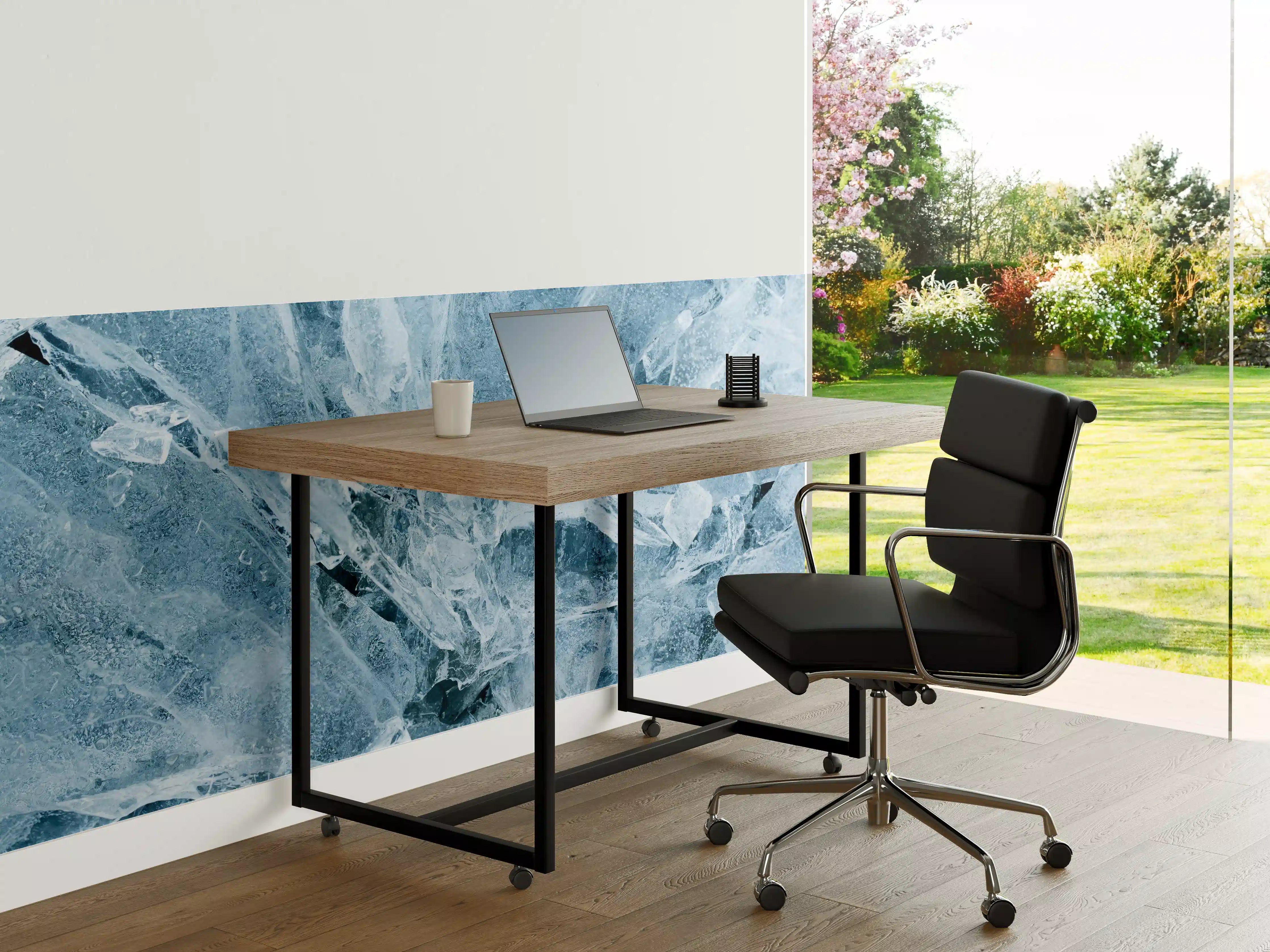 Büro Wandgestaltung - Gebrochenes Eis Textur