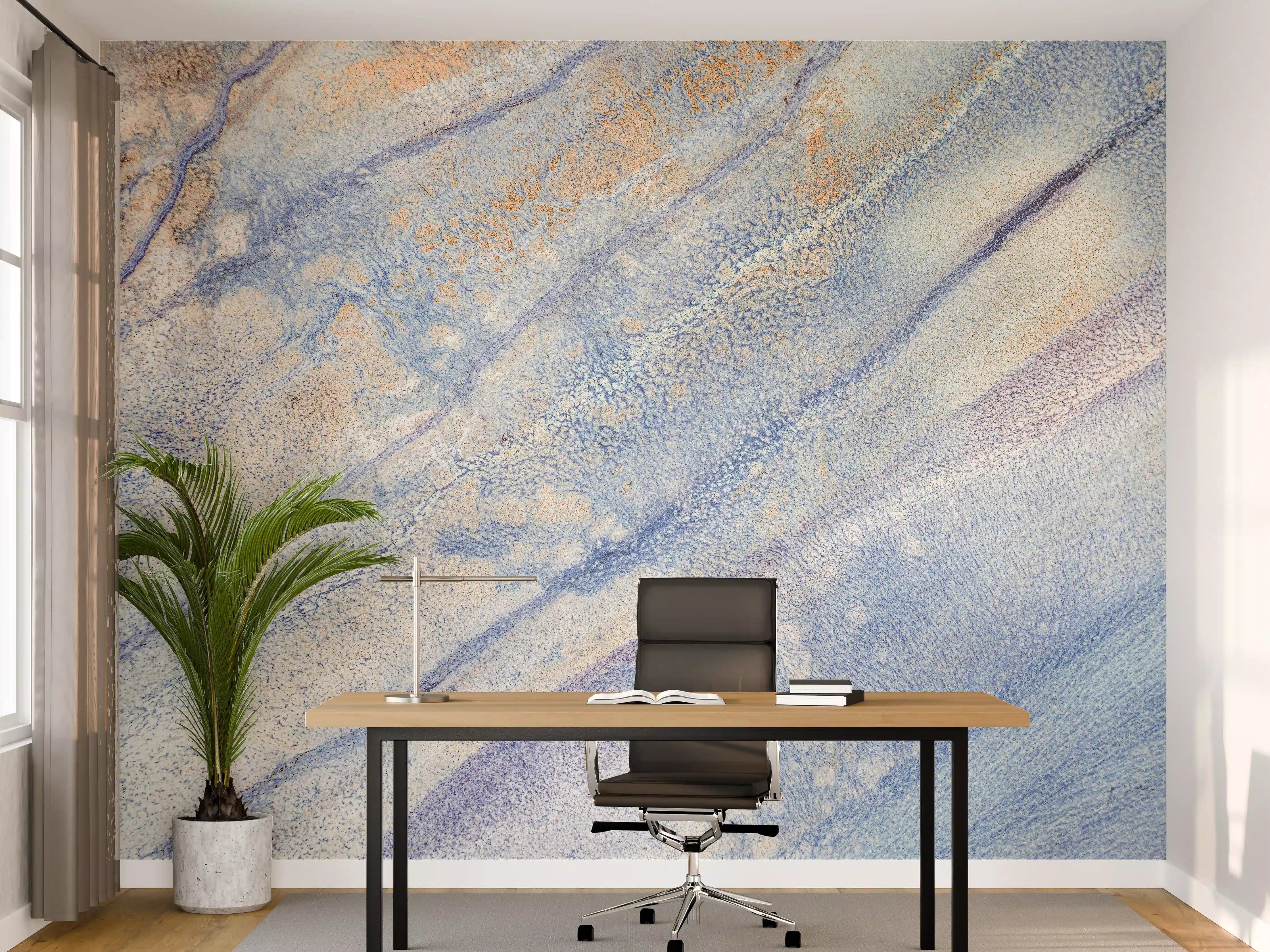 Büro Wandgestaltung - Geometrische Mars Architektur