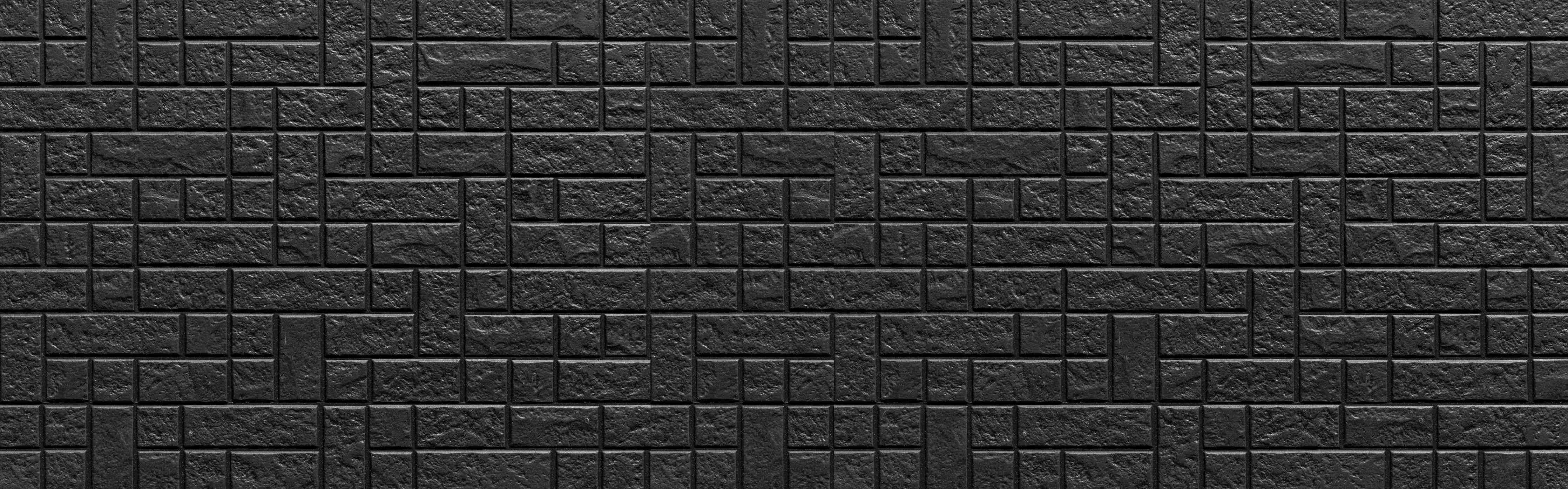 Büro Wandgestaltung-Geometrisches dunkles Wandfliesendesign