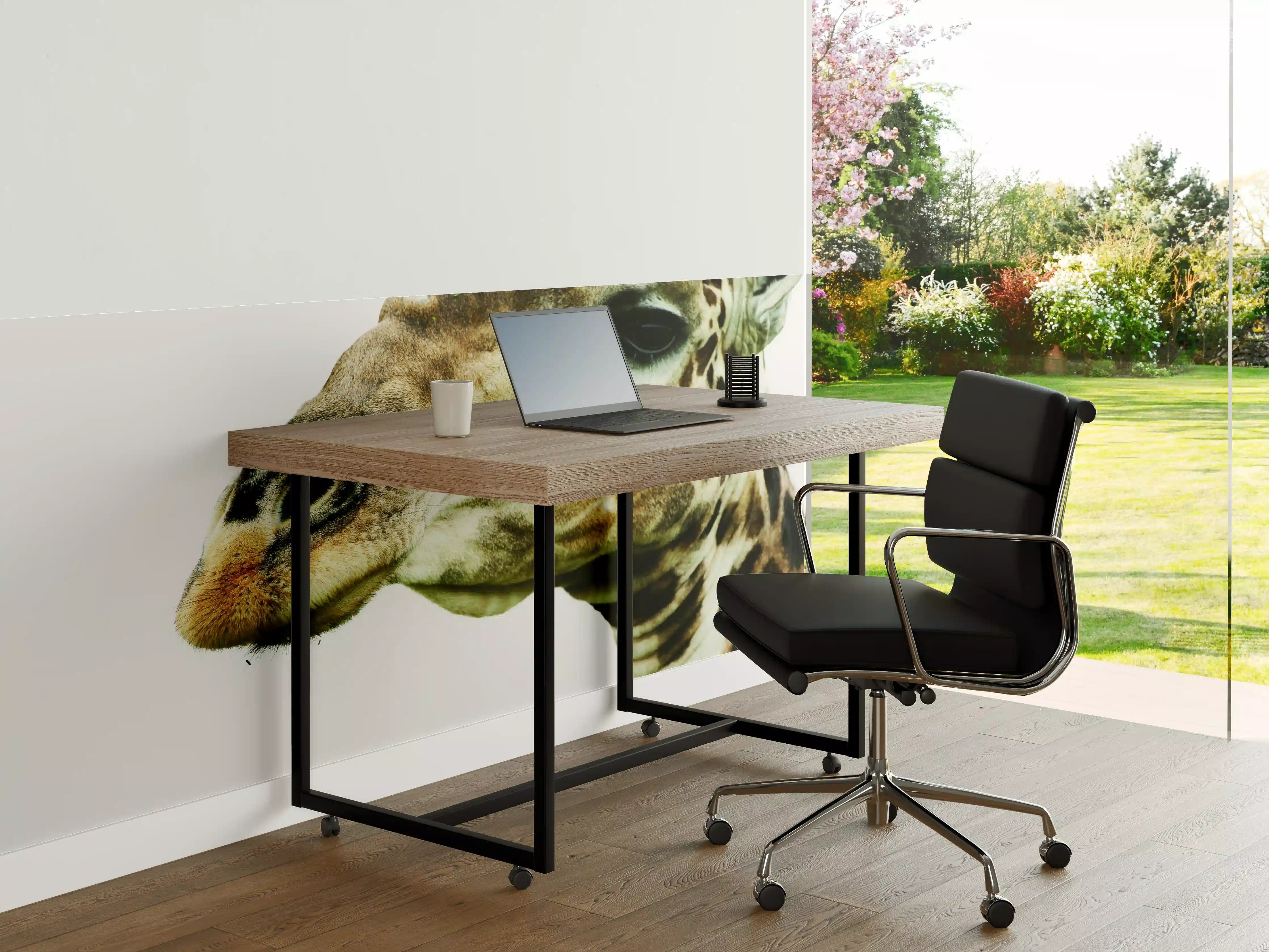 Büro Wandgestaltung - Giraffe - Nahaufnahme