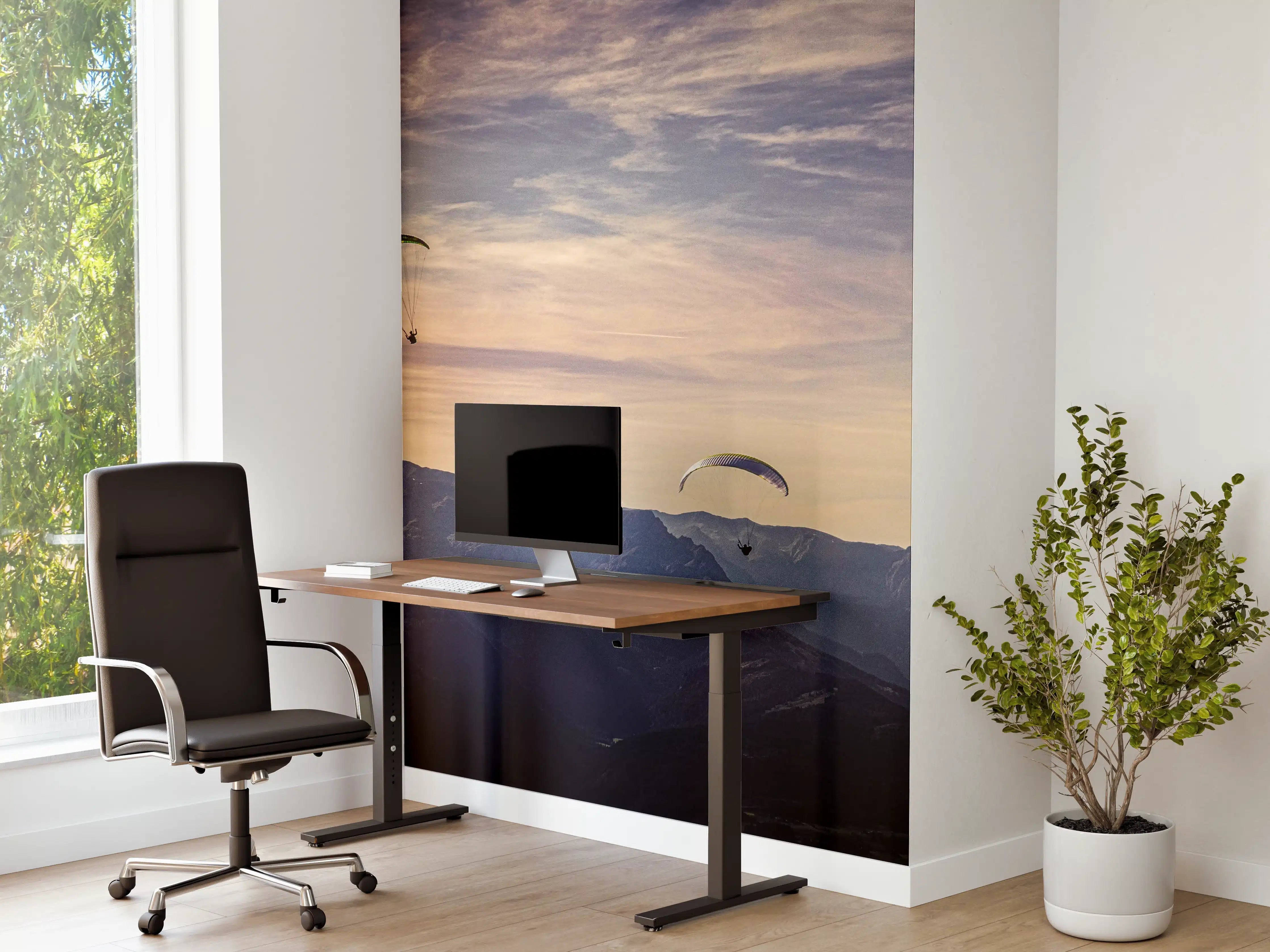 Büro Wandgestaltung - Gleitschirmfliegen in Österreich