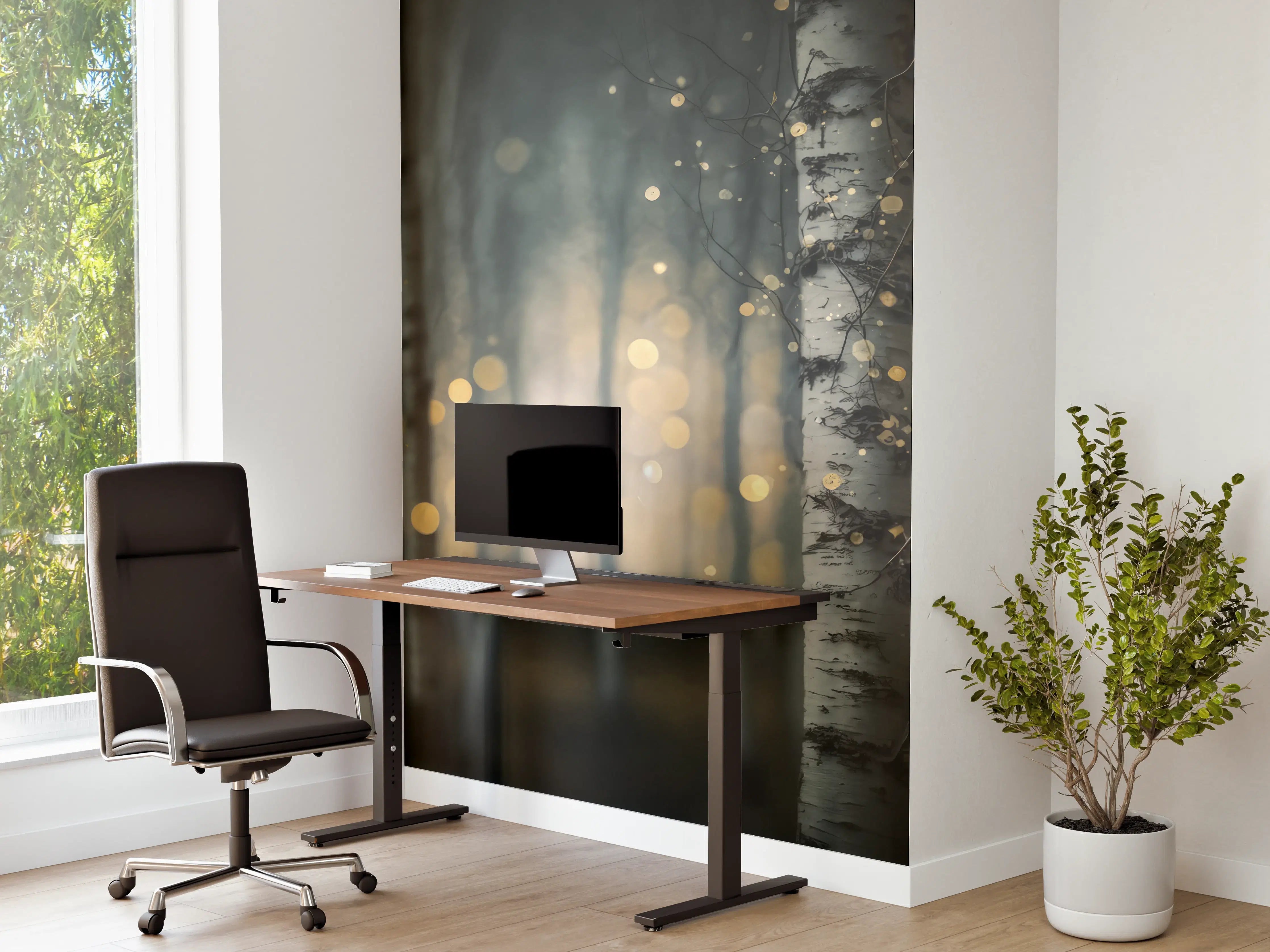 Büro Wandgestaltung - Glühender Magischer Wald