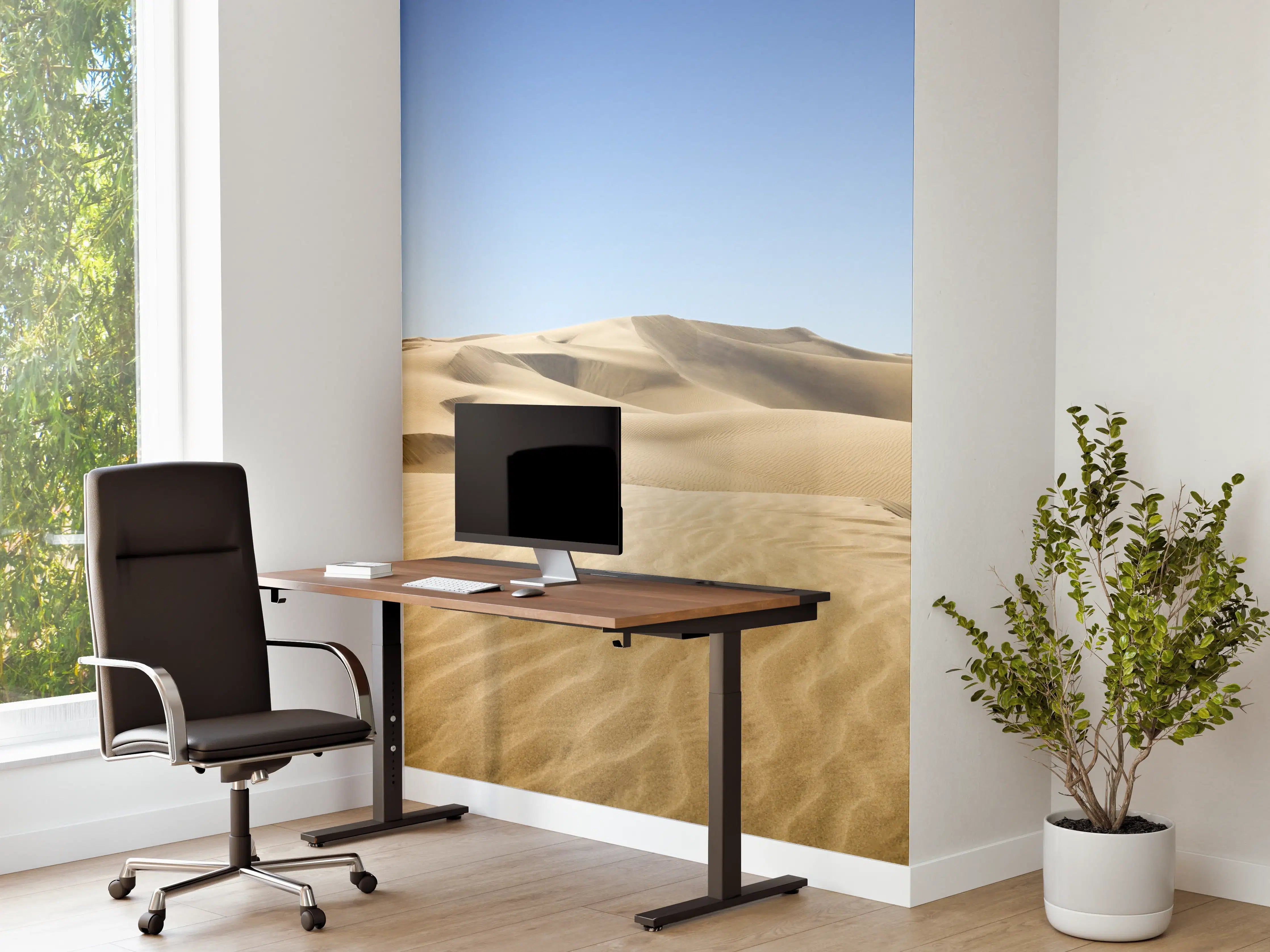 Büro Wandgestaltung - Gold desert