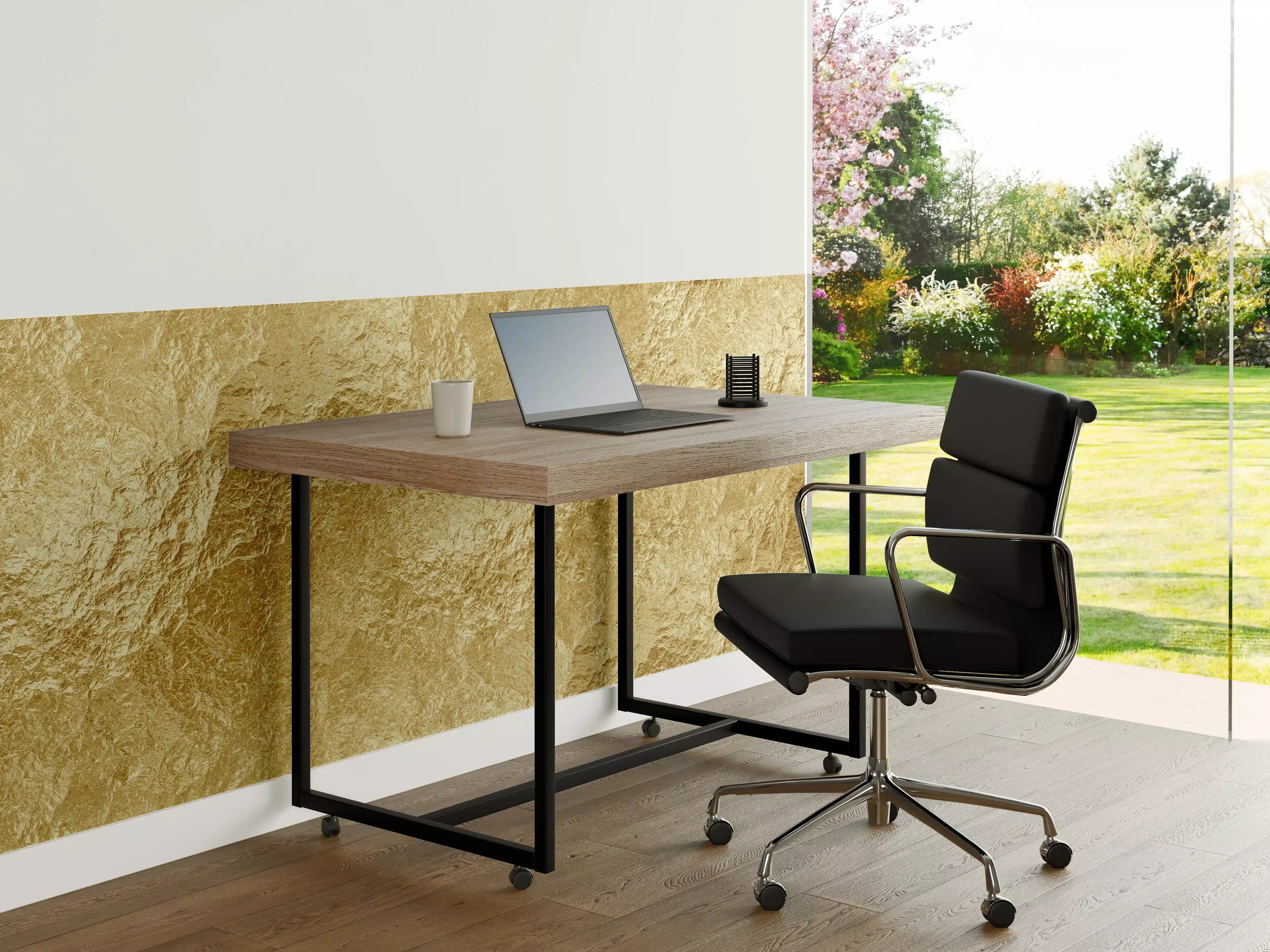 Büro Wandgestaltung - Goldene Luxus Textur