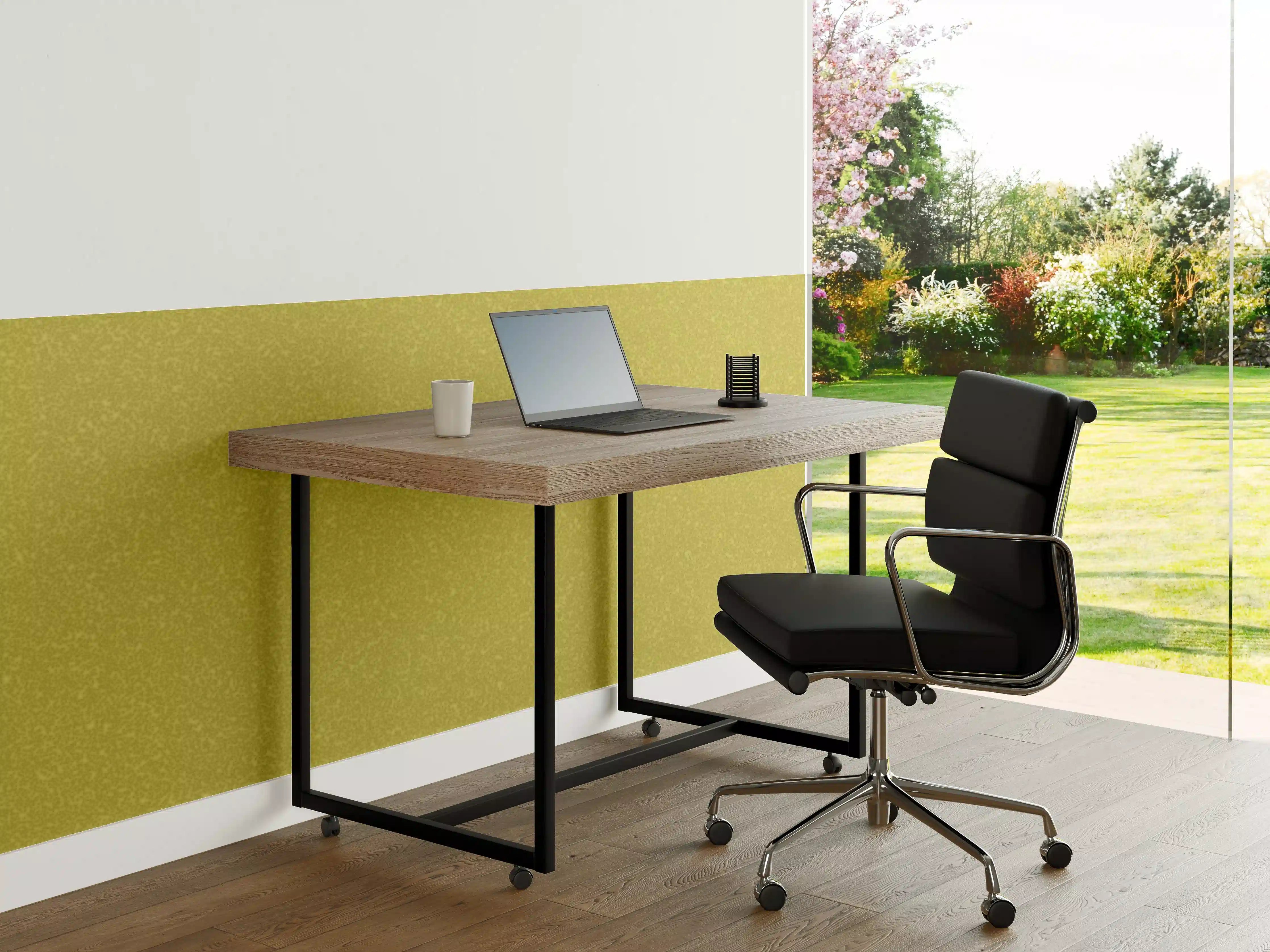 Büro Wandgestaltung - Goldene Wandtextur - Beleuchtungsfarbe