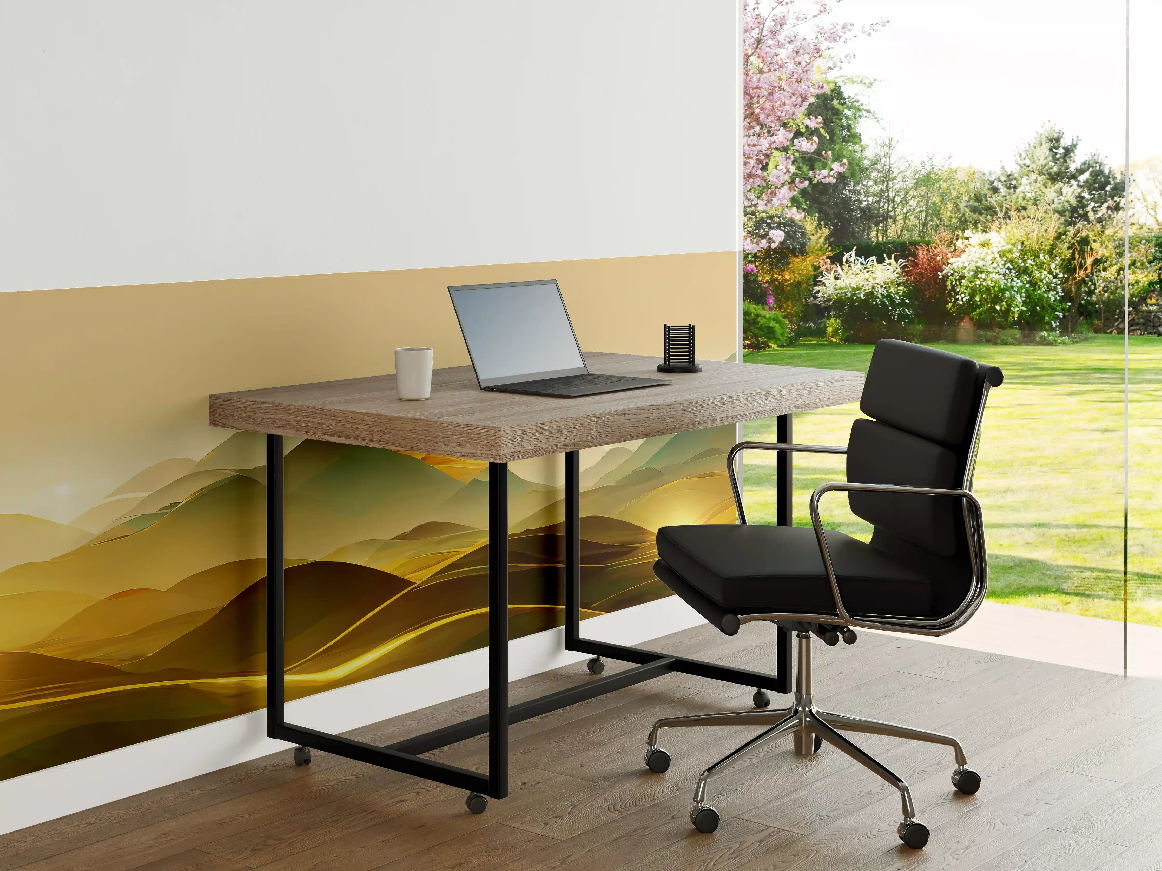 Büro Wandgestaltung - Goldene Wüste - Illustration