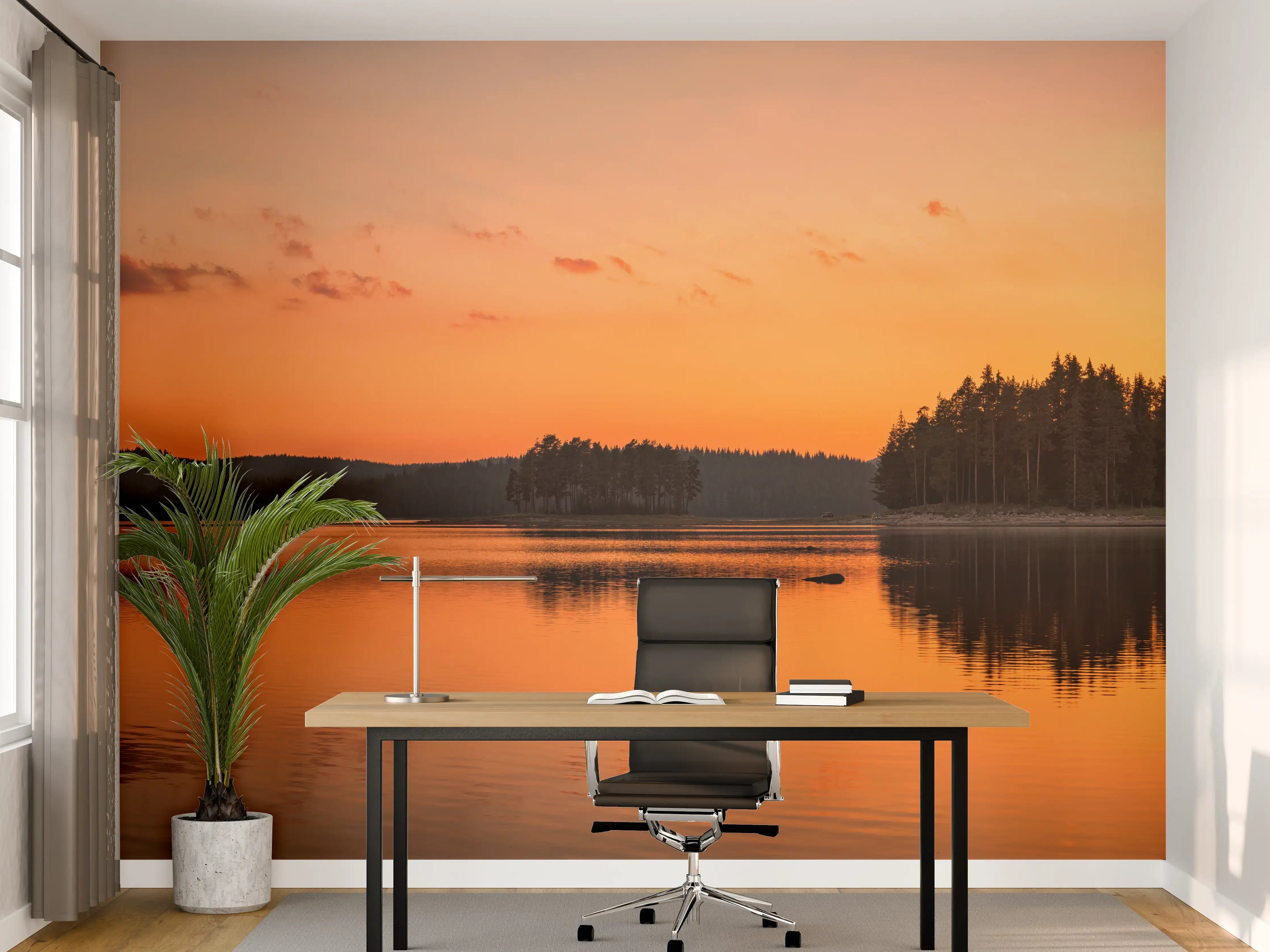 Büro Wandgestaltung - Goldener See - Bulgarien