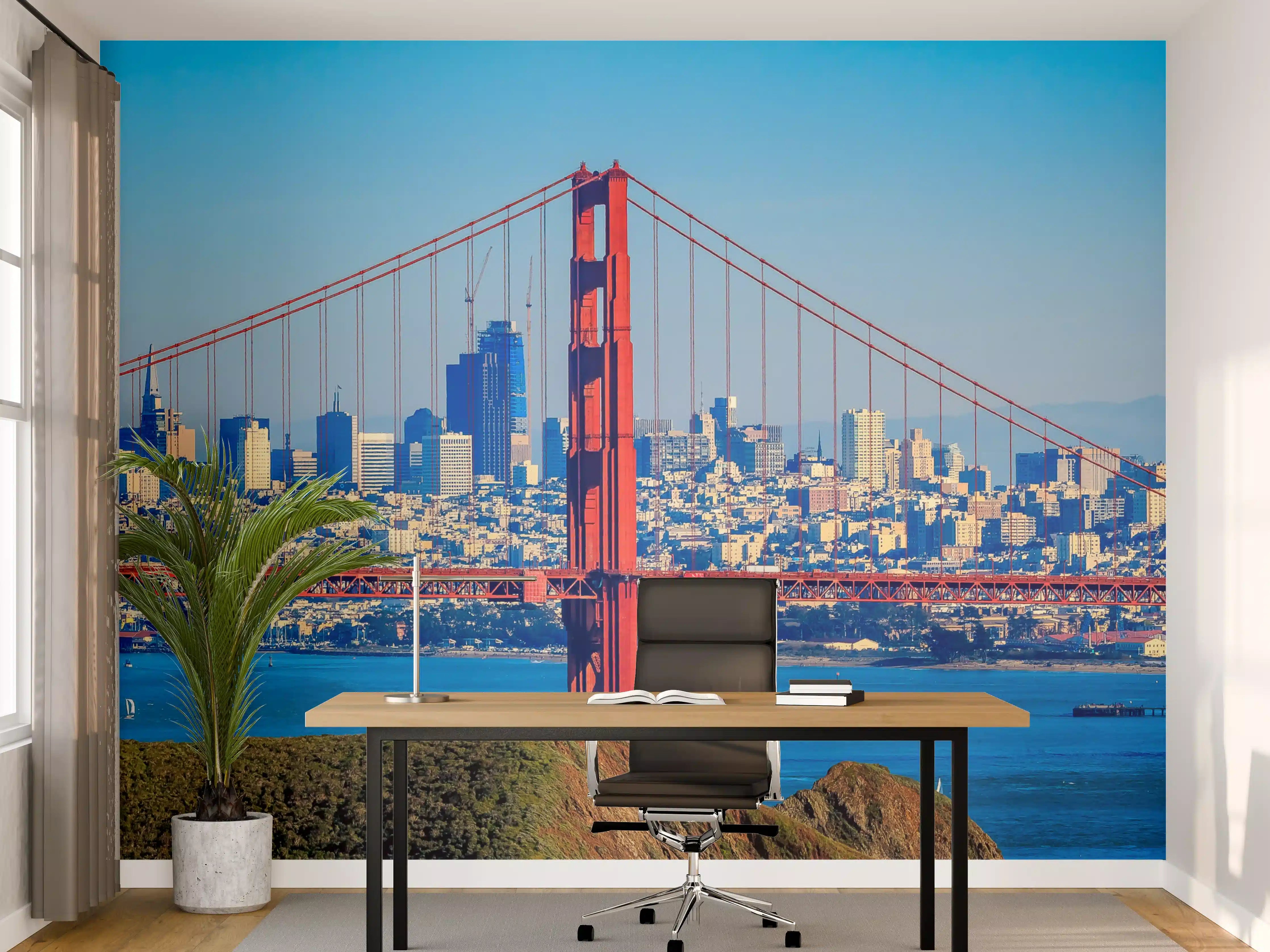 Büro Wandgestaltung - Goldenes Gate Bridge in San Francisco