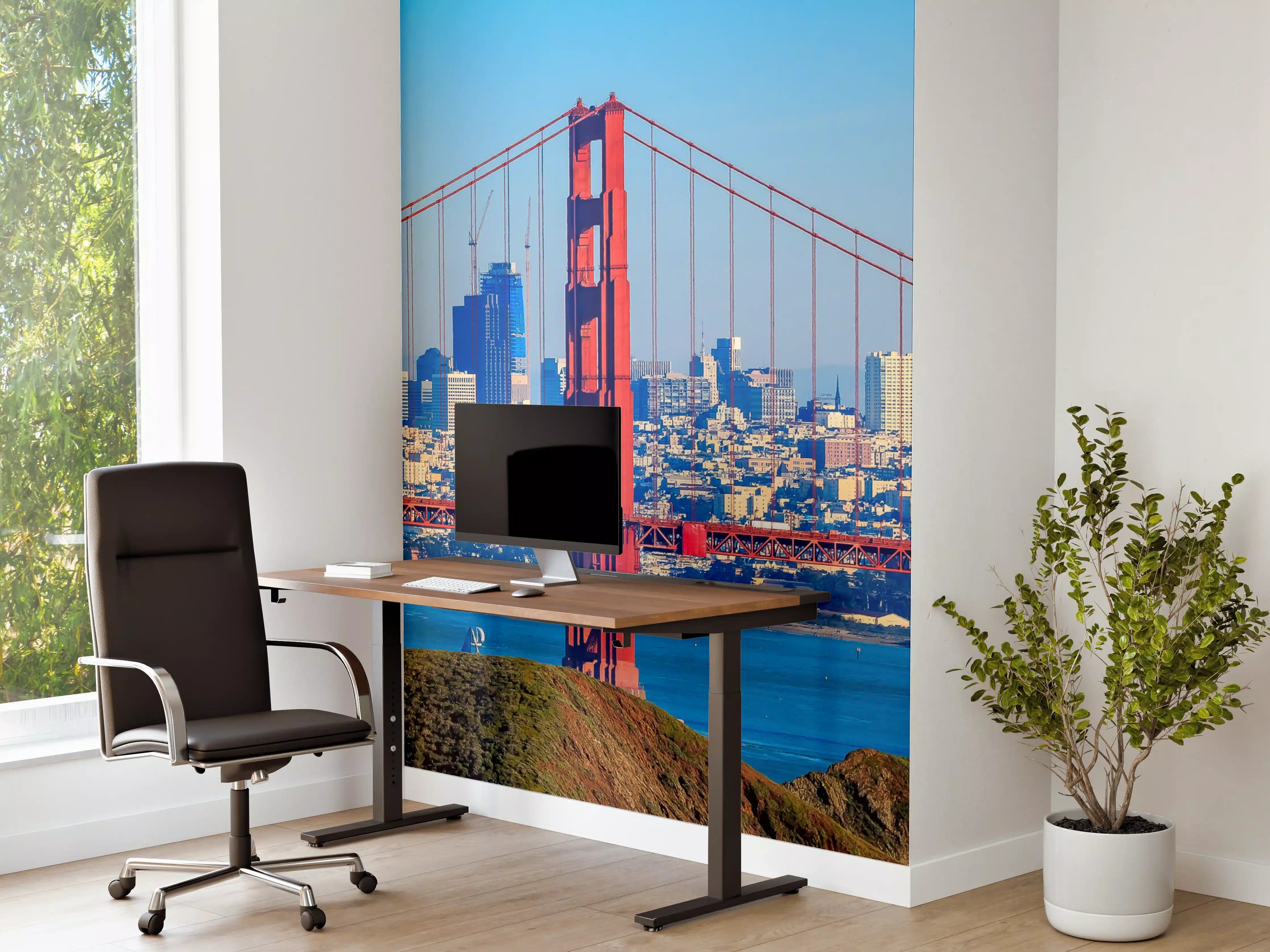 Büro Wandgestaltung - Goldenes Gate Bridge in San Francisco