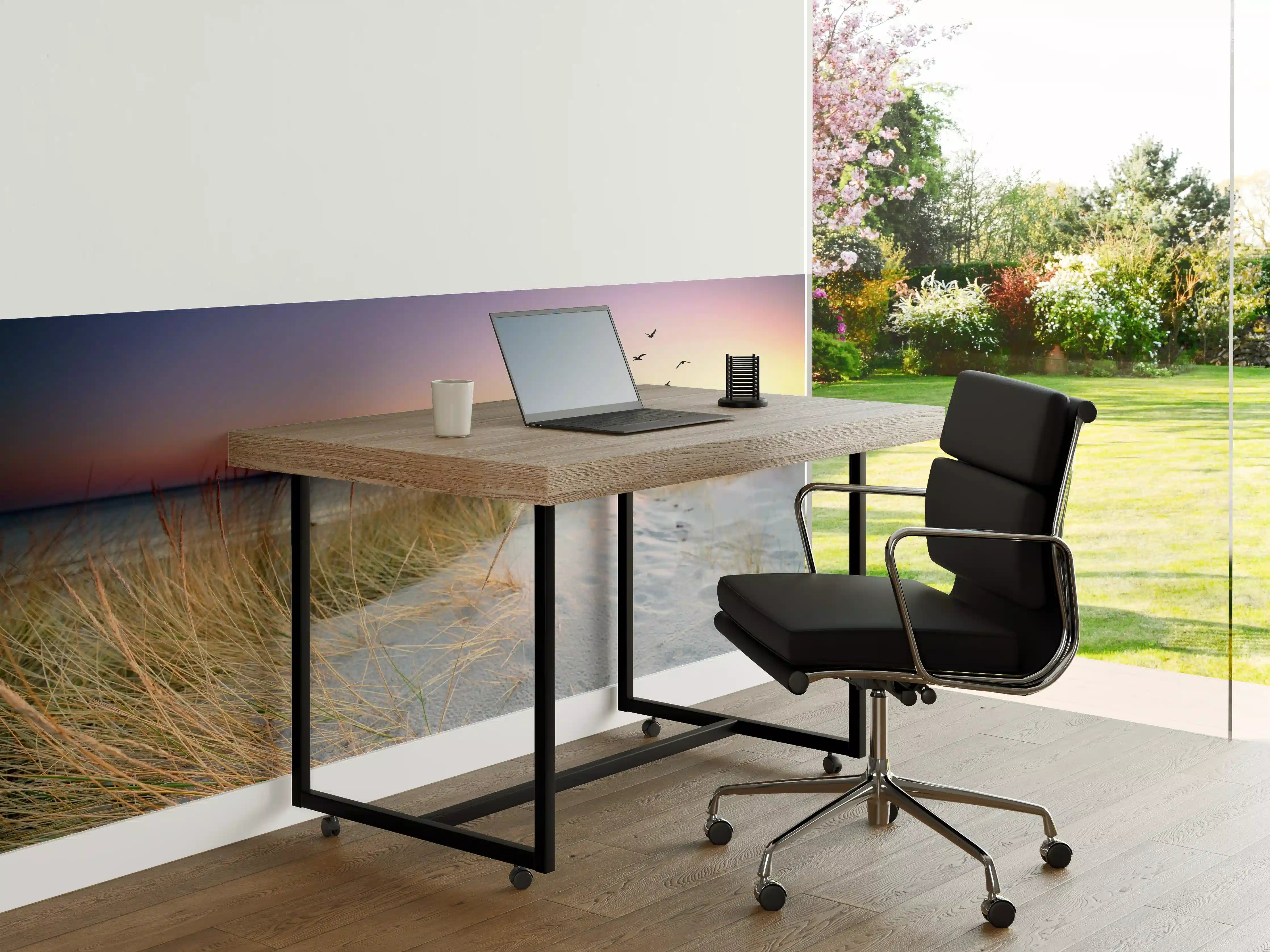 Büro Wandgestaltung - Goldenes Sonnenlicht an der Ostsee