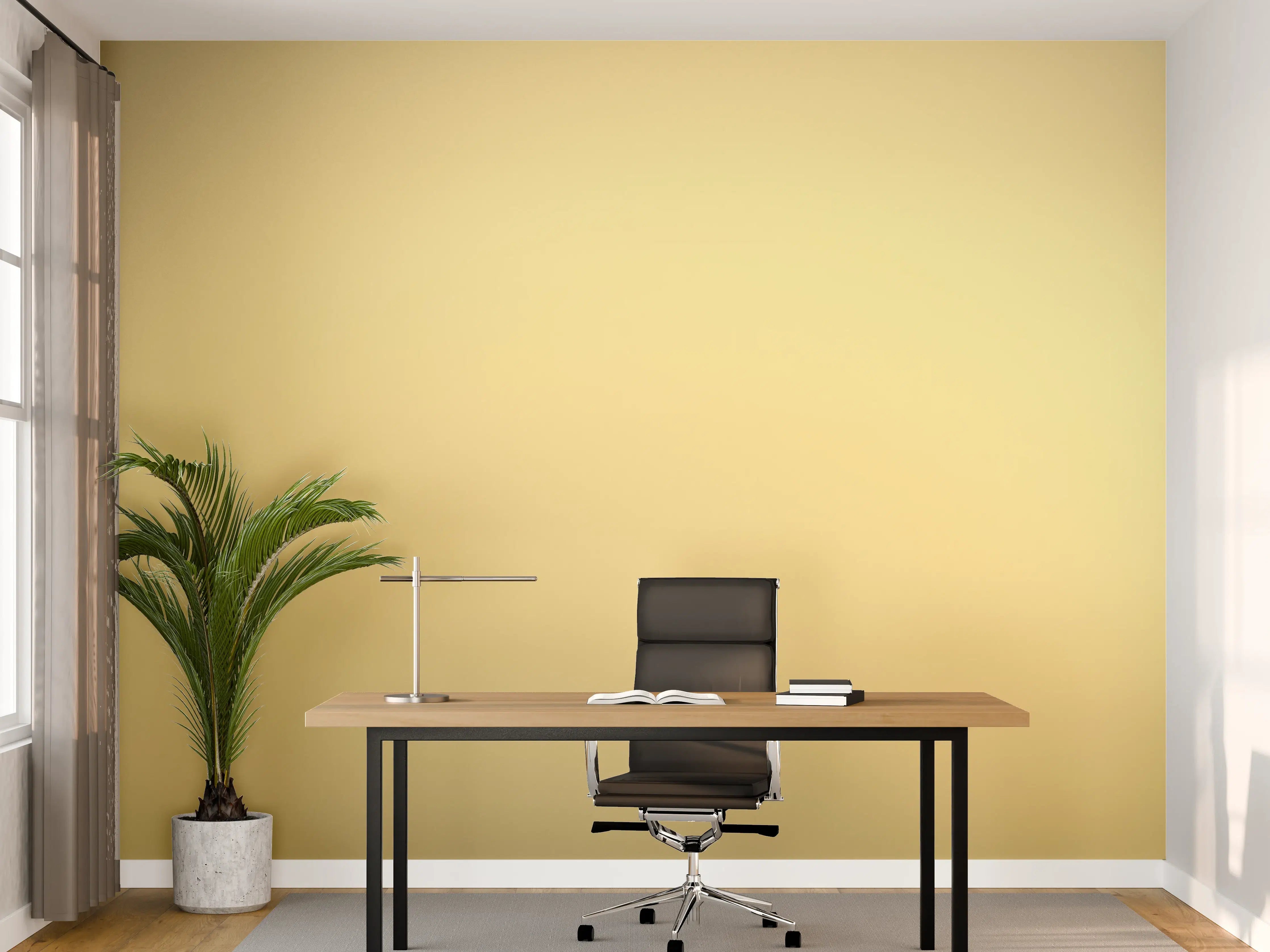 Büro Wandgestaltung - Goldenes poliertes Metall