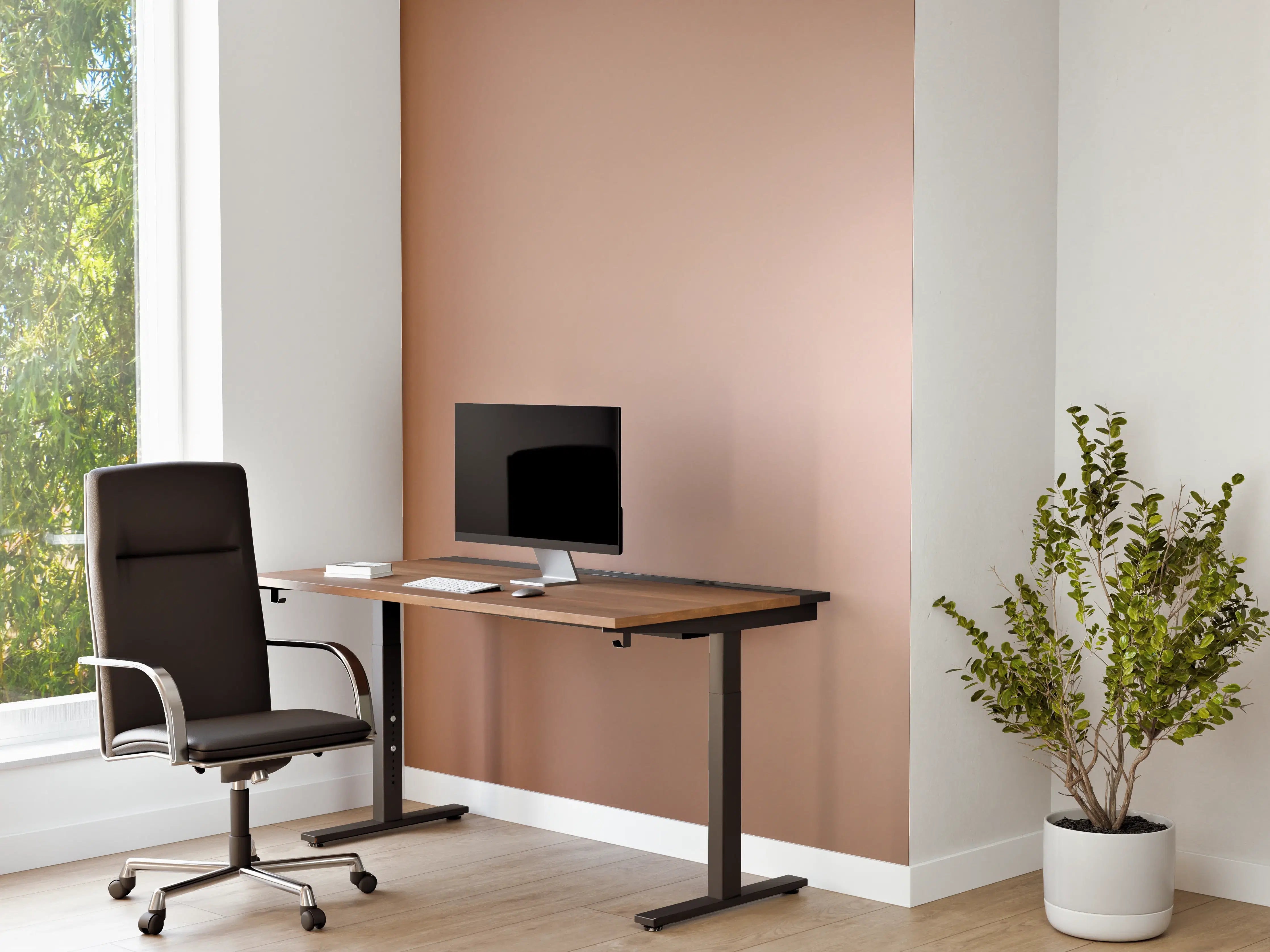 Büro Wandgestaltung - Gradient Rose - Hintergrundtextur