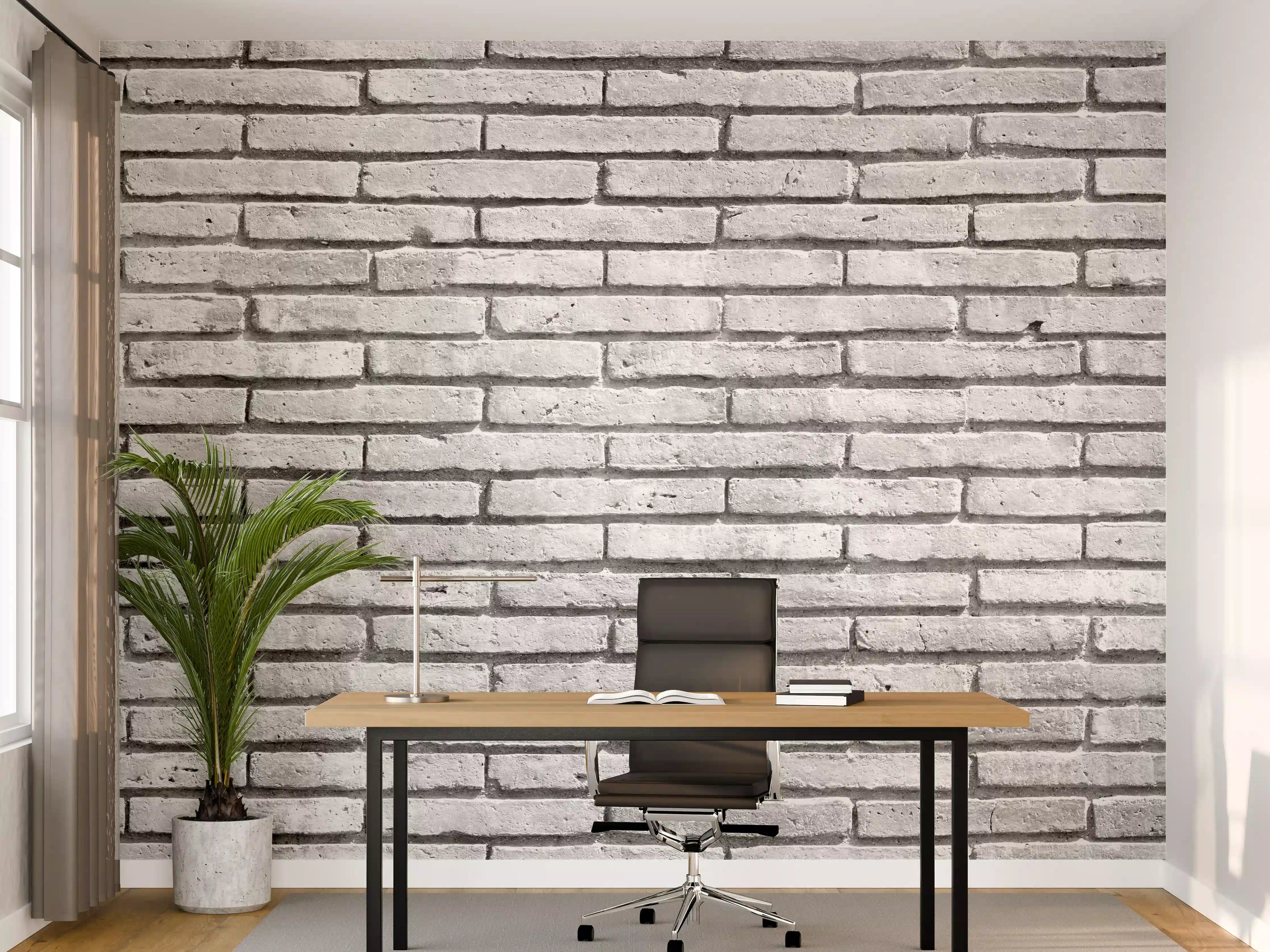 Büro Wandgestaltung - Gräuliche Grunge Steinmauer
