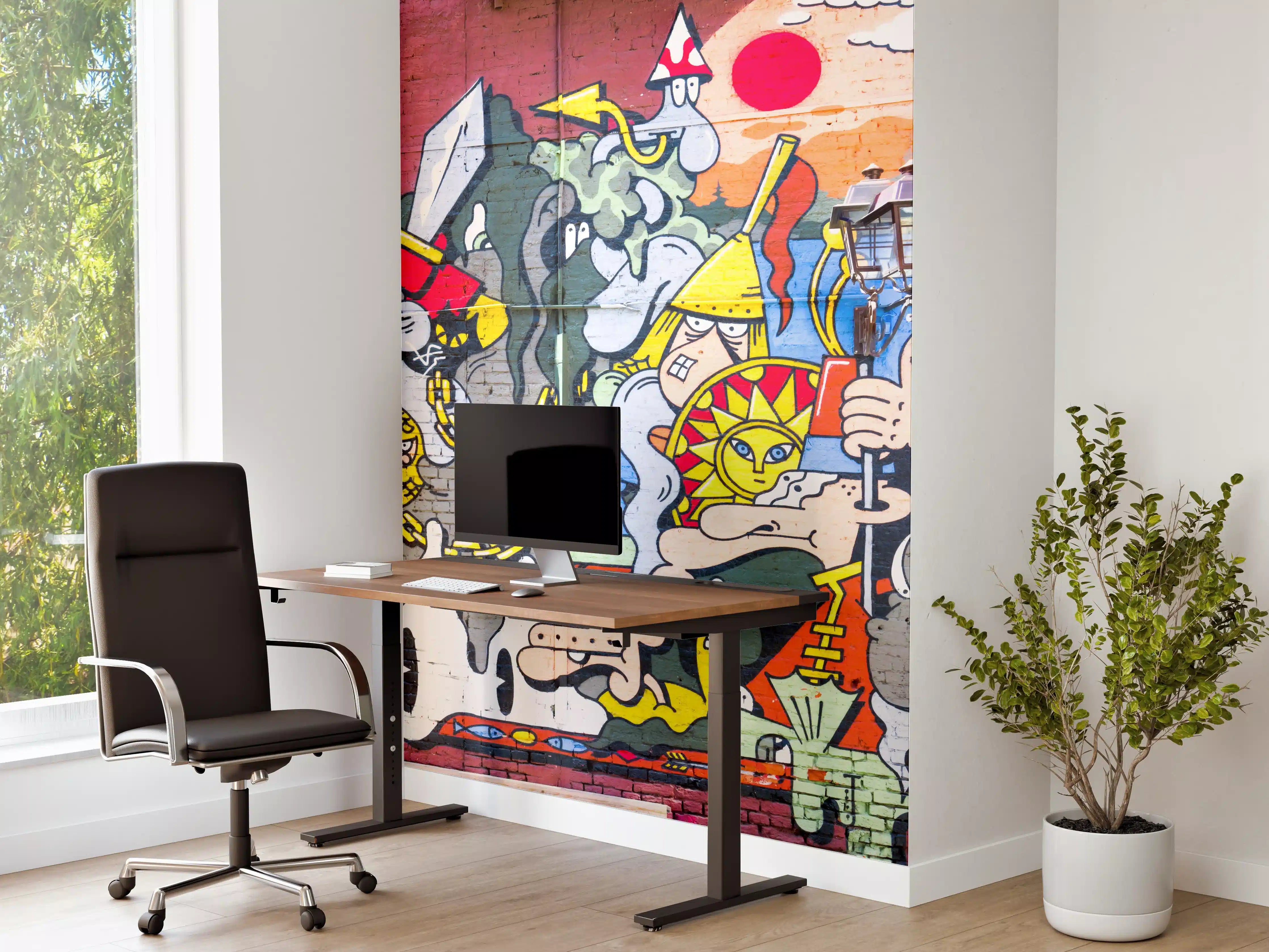 Büro Wandgestaltung - Graffiti Wand - Urban Streetstyle