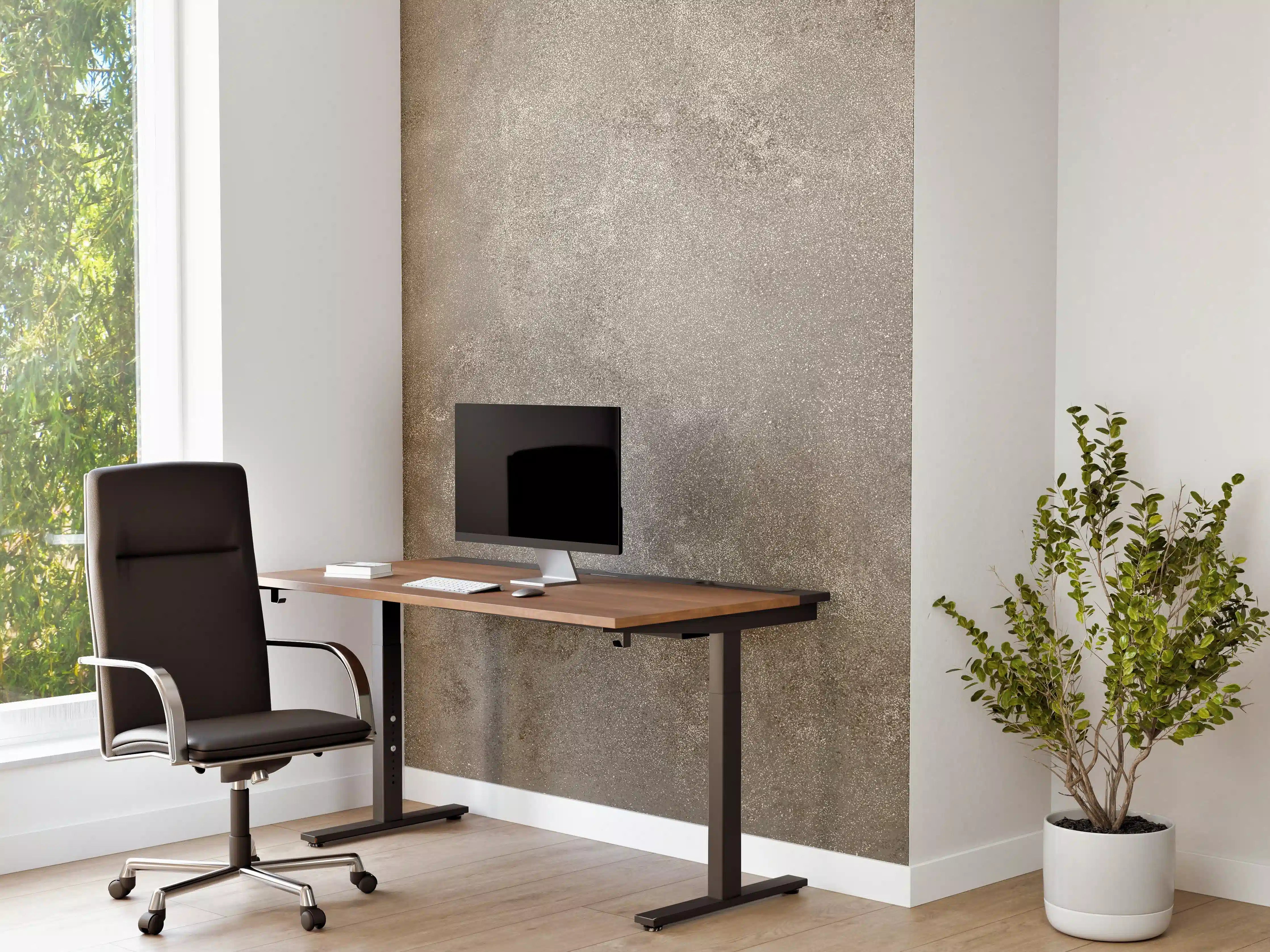 Büro Wandgestaltung - Graue alte Kalksteinwand