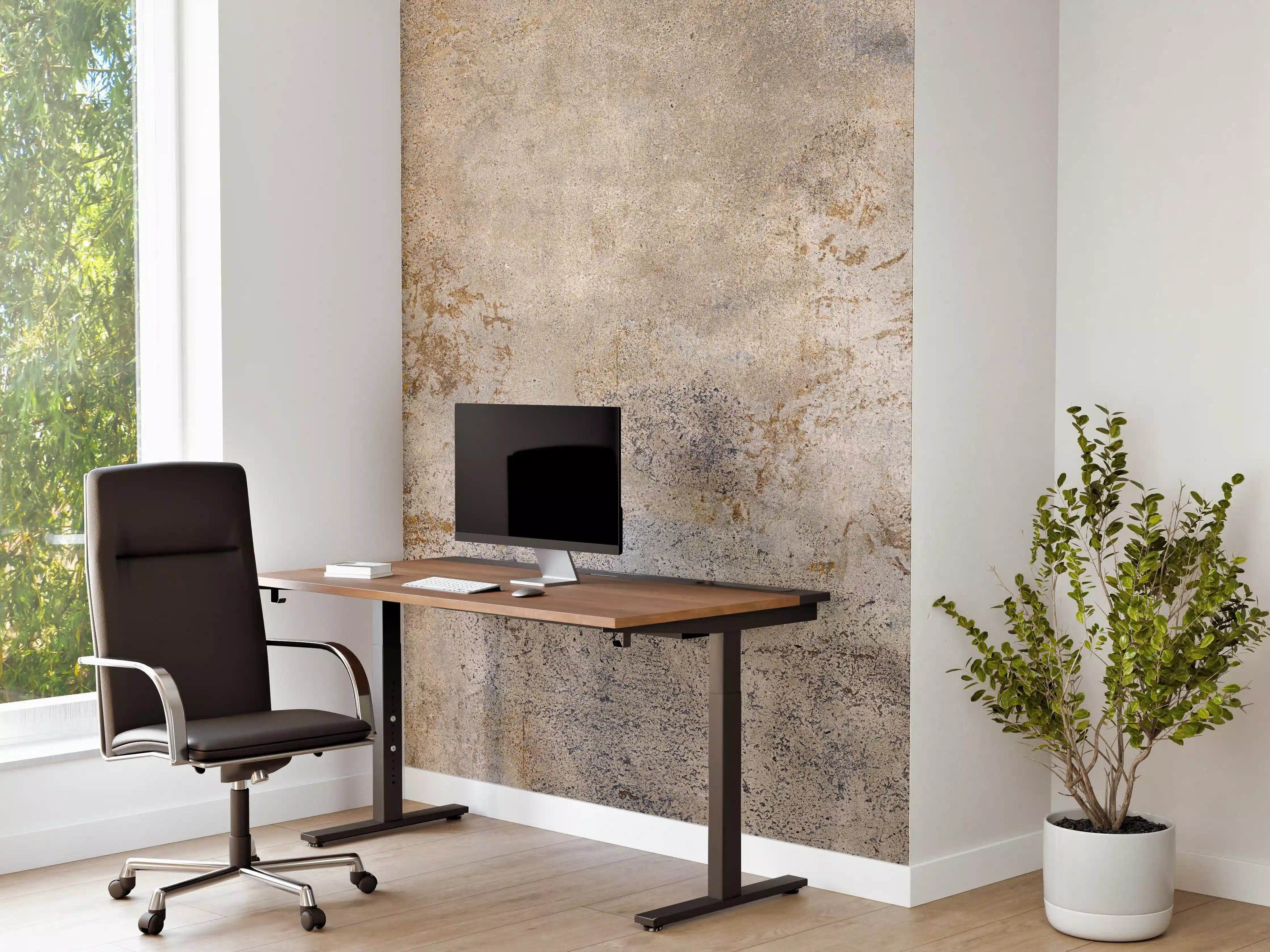 Büro Wandgestaltung - Grauer Zement Hintergrund