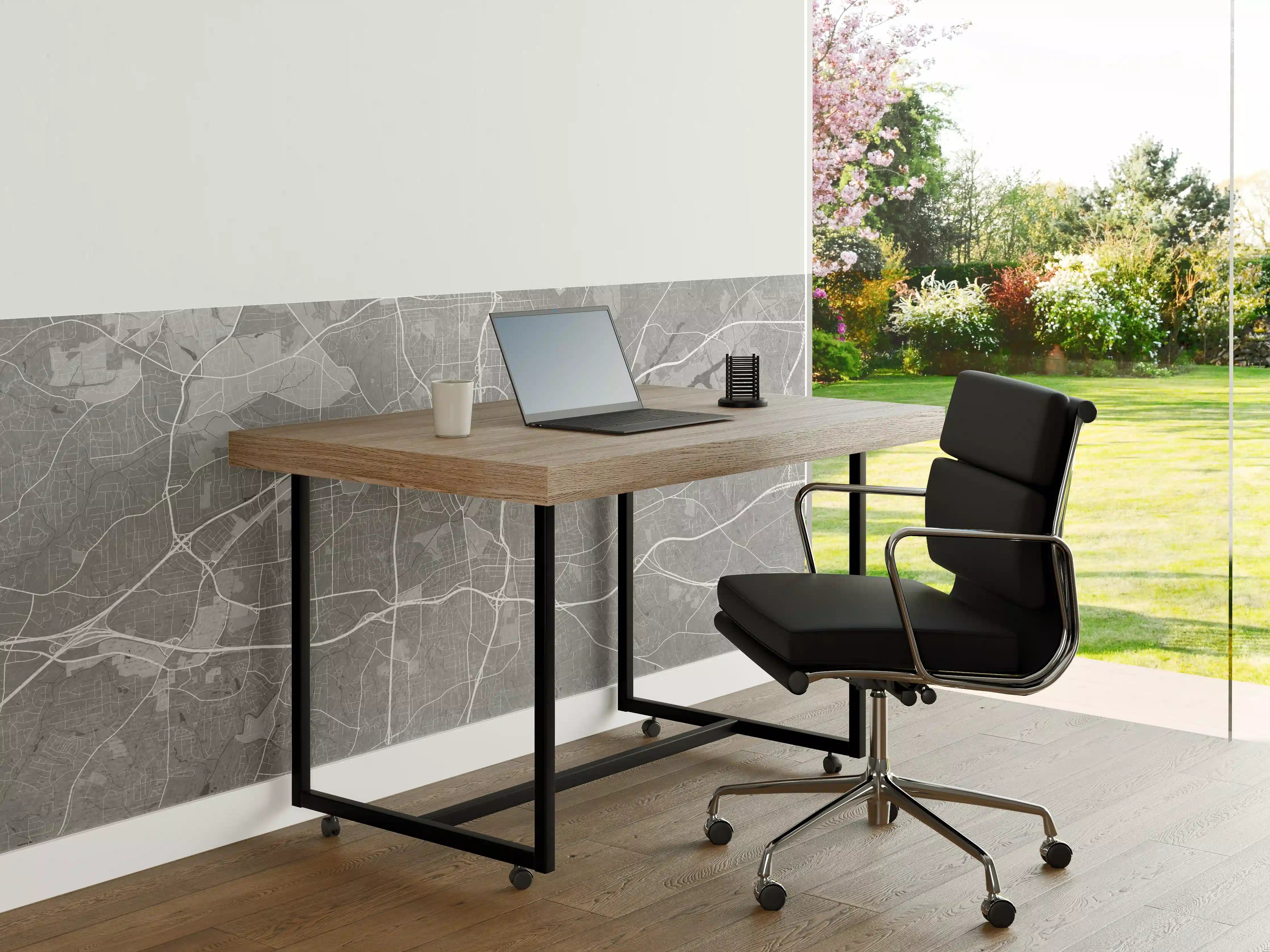 Büro Wandgestaltung - Gray Vintage Winston Salem Map