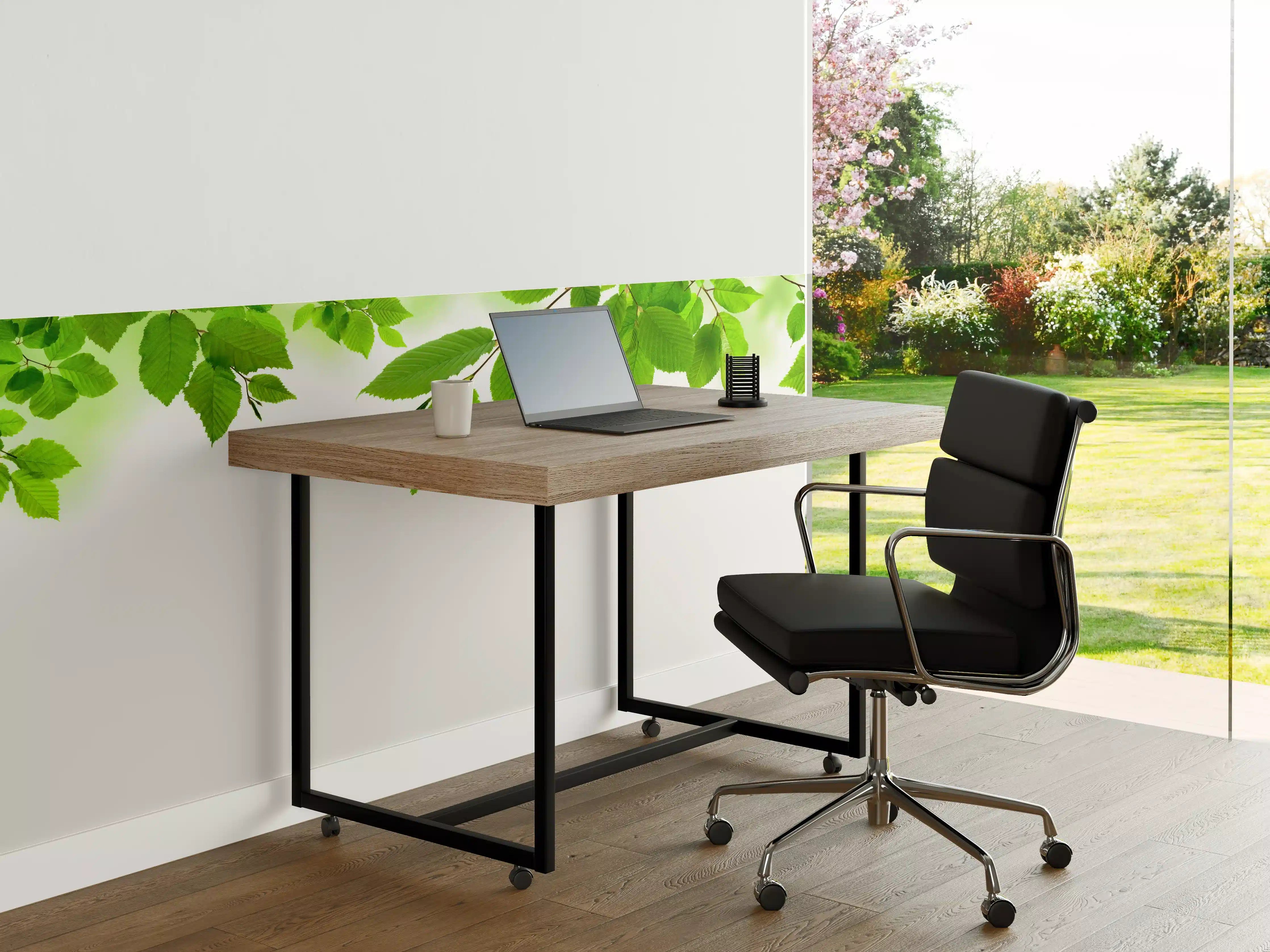 Büro Wandgestaltung - Grüne Blätter