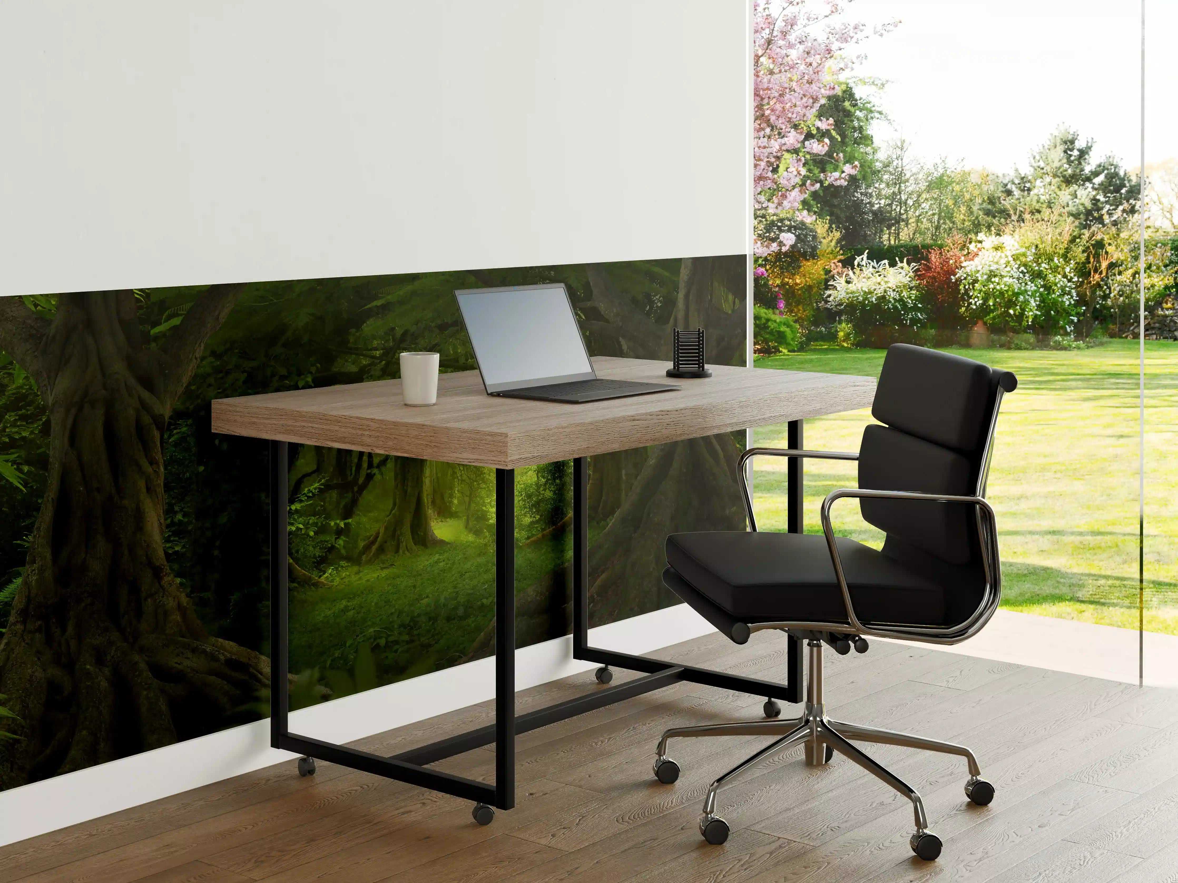 Büro Wandgestaltung - Grüne Dschungel Lichtung Panorama