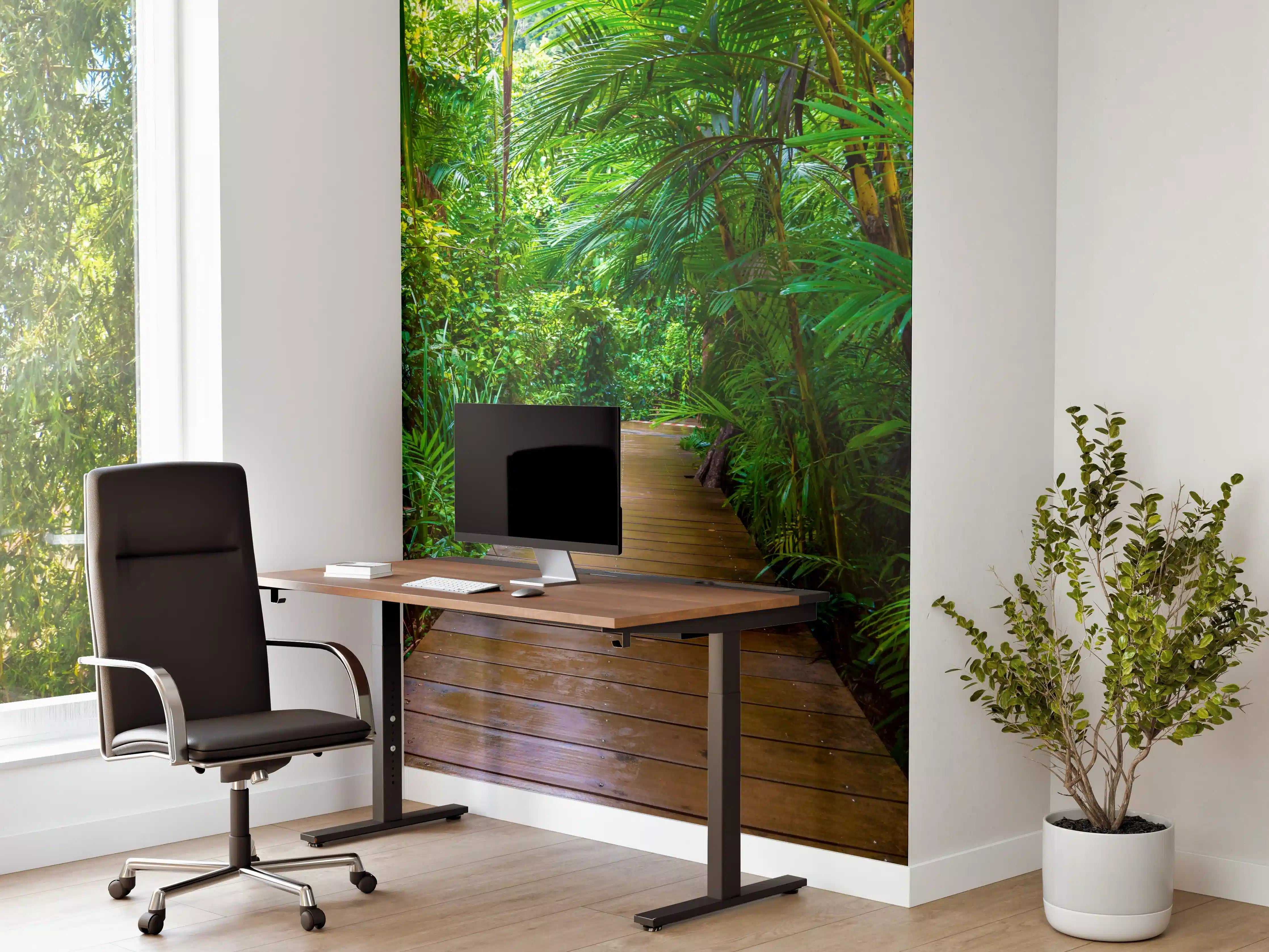 Büro Wandgestaltung - Grüner Mangrovenwald Weg
