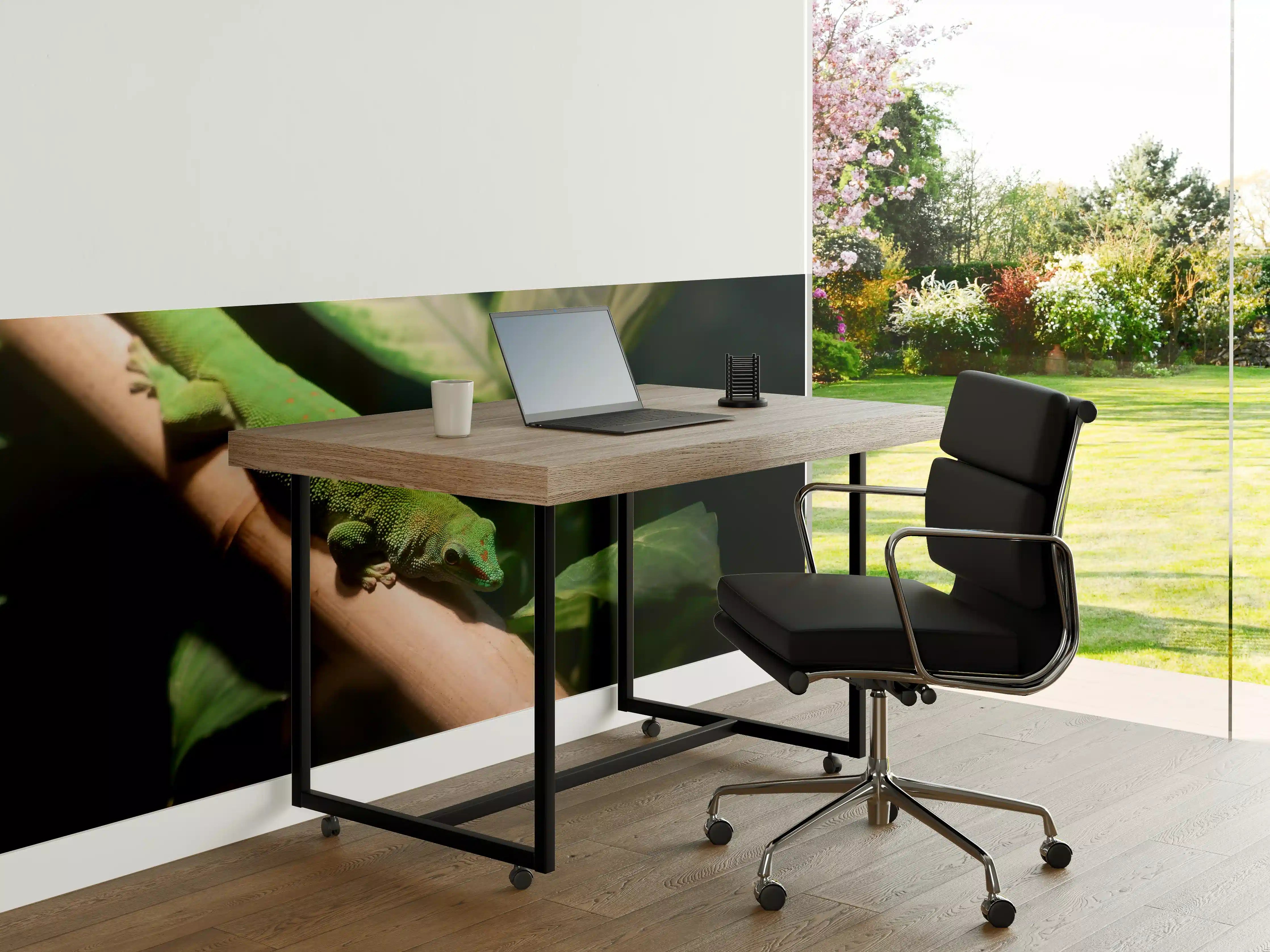 Büro Wandgestaltung - Grünliche Eidechse