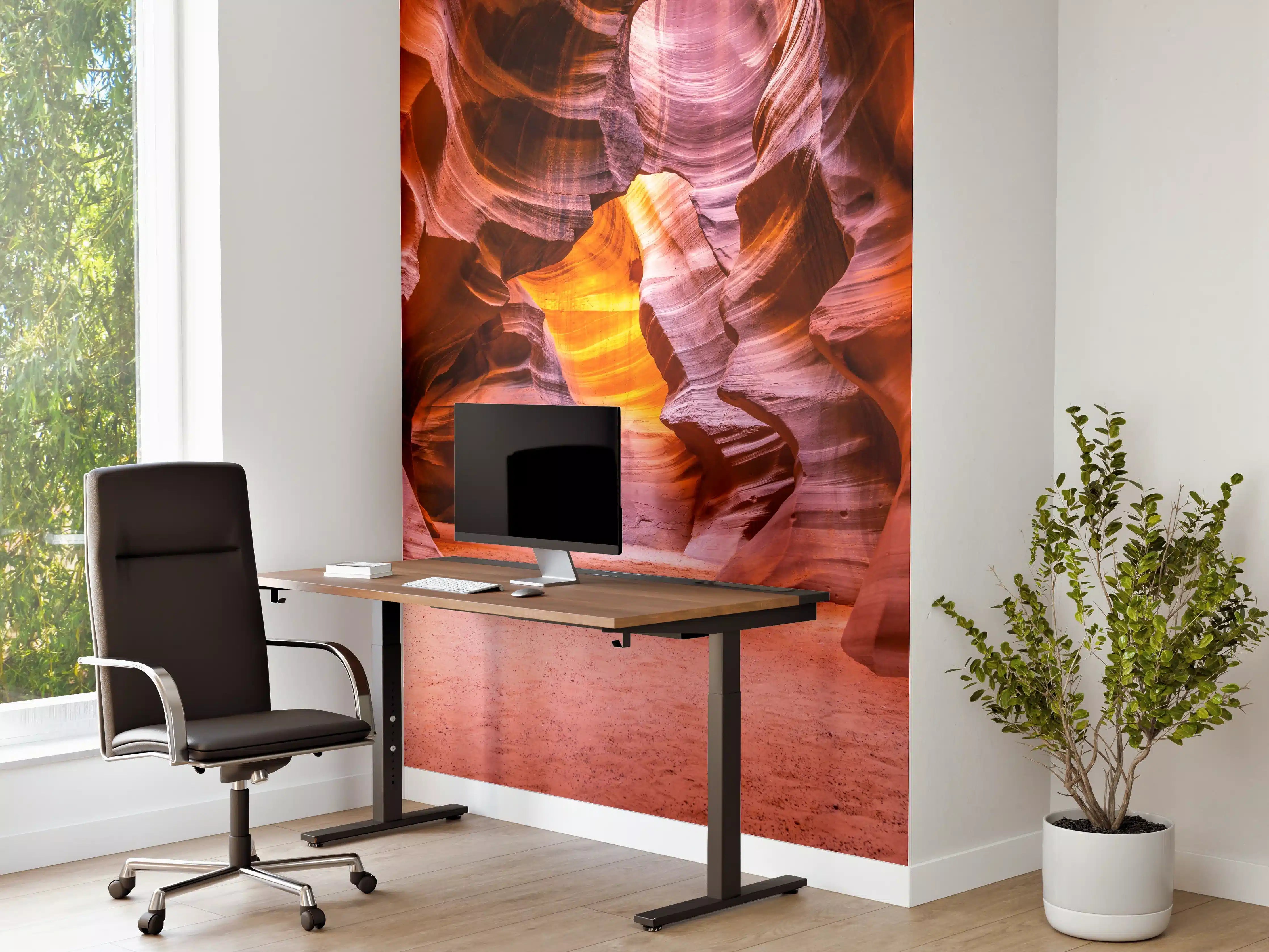 Büro Wandgestaltung - Grund des Antelope Canyon in Arizona