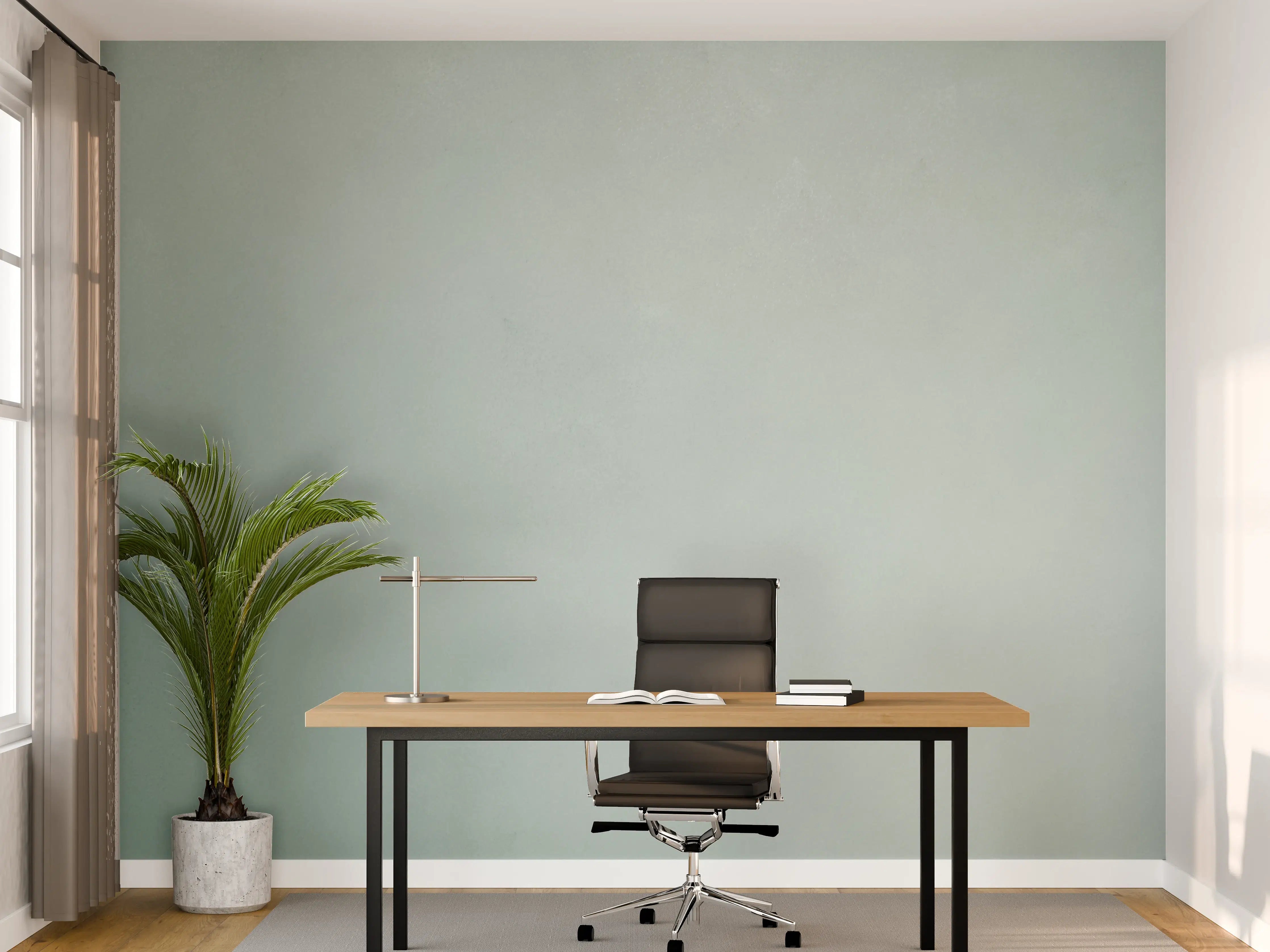 Büro Wandgestaltung - Helle Türkisfarbene Wandstruktur