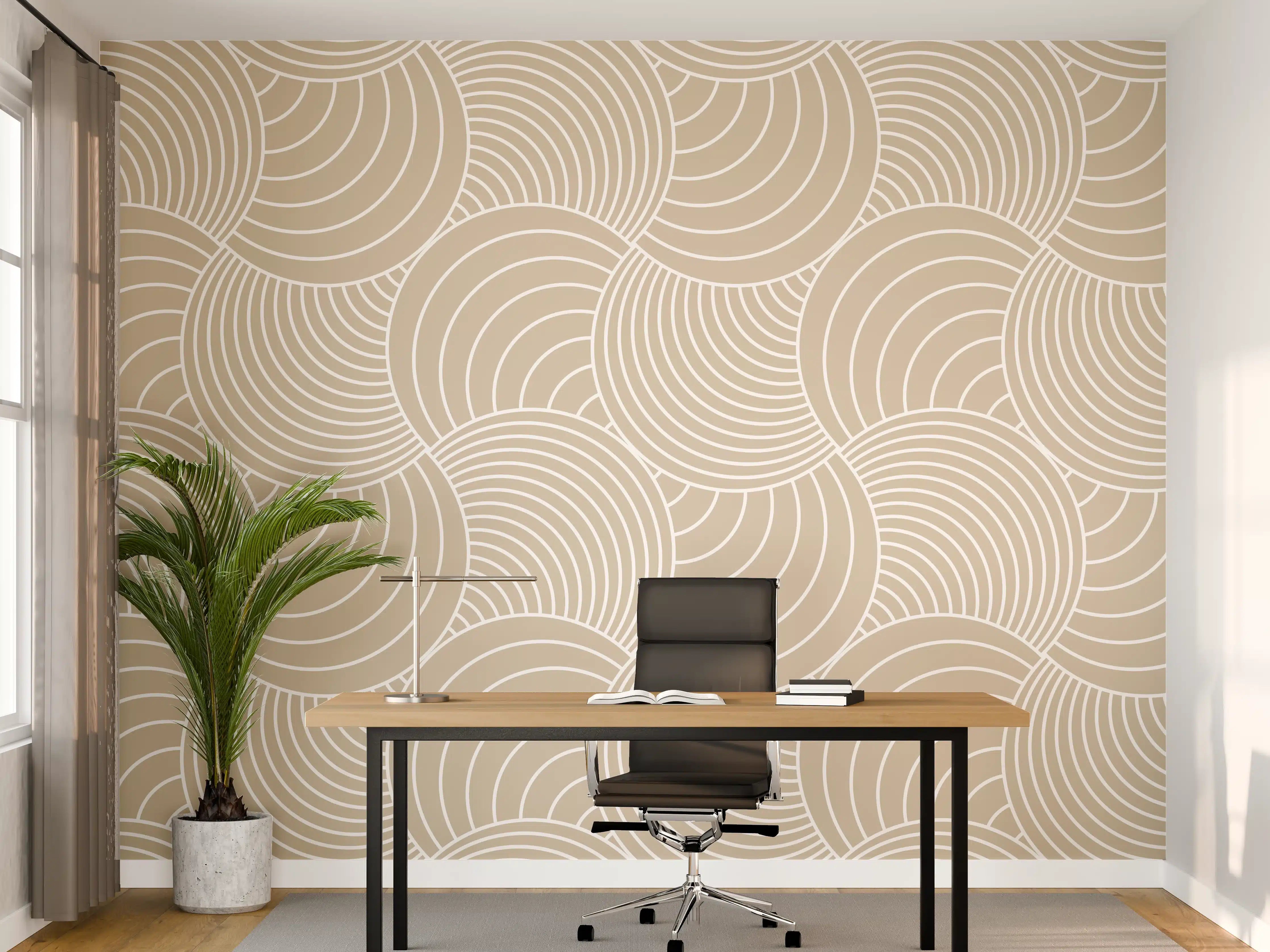 Büro Wandgestaltung - Helle Weiss-Grau-Marmortextur mit feinen Nuancen