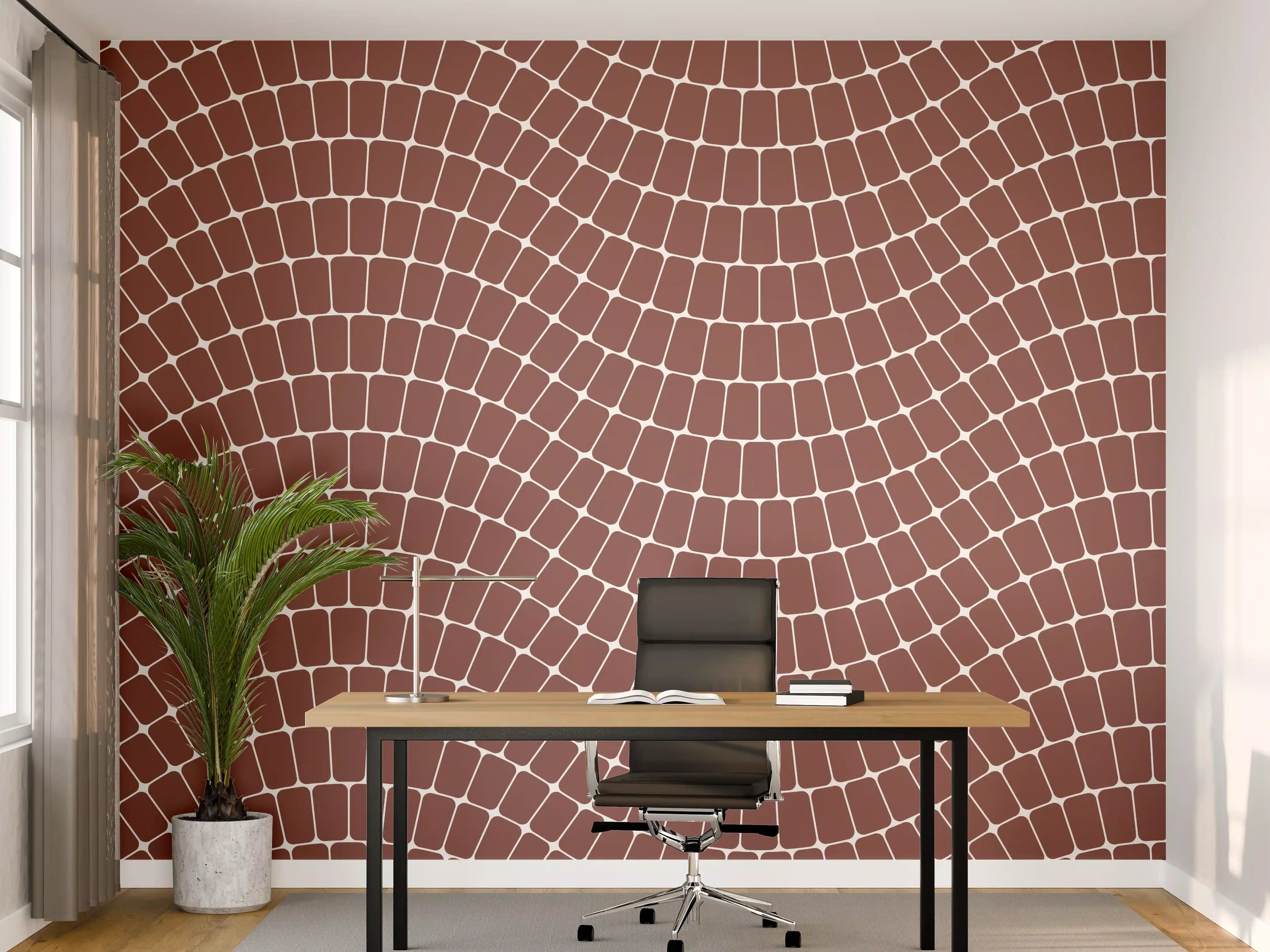 Büro Wandgestaltung - Heller Marmor mit subtilen Grau- und Weißnuancen