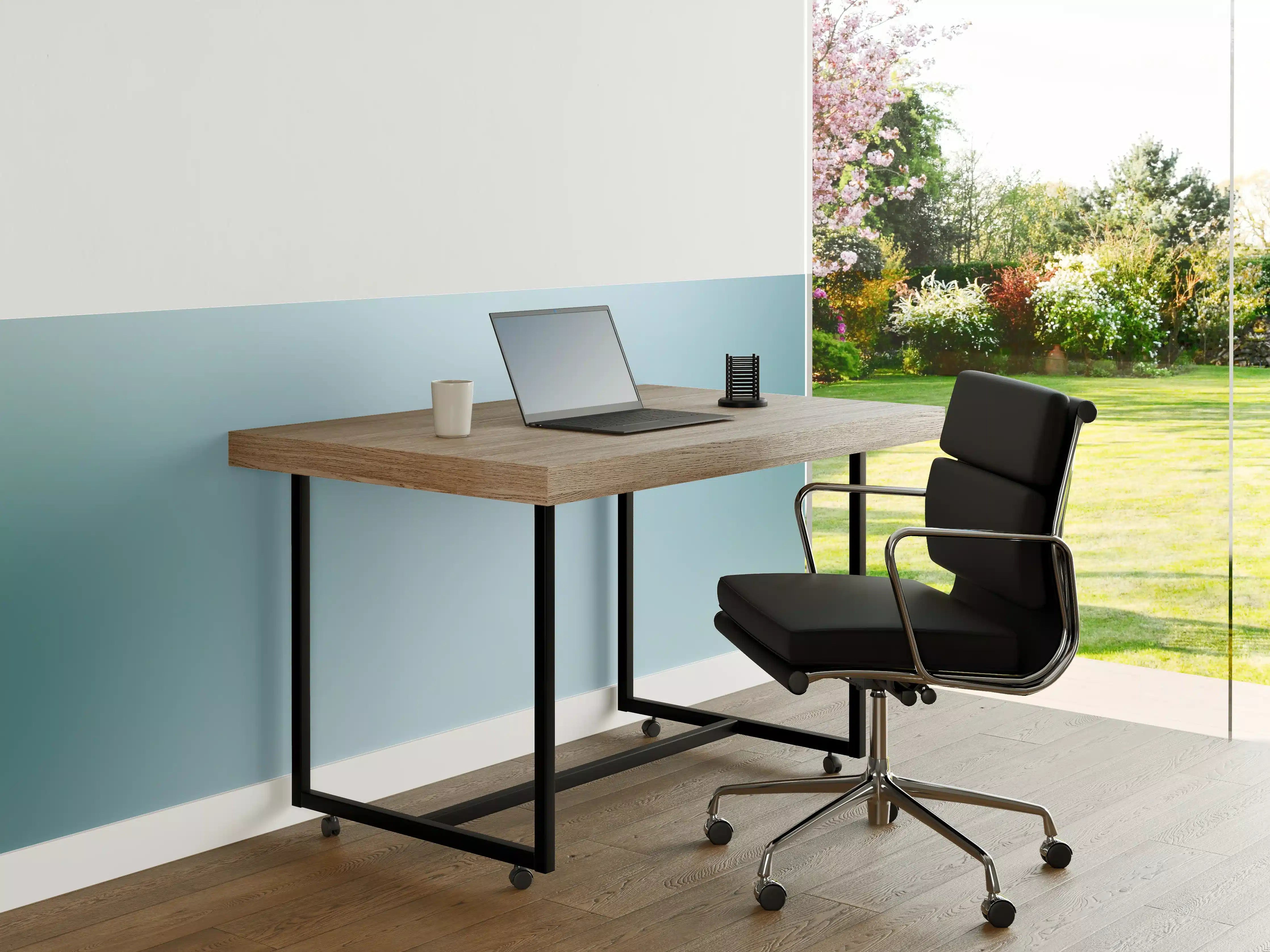 Büro Wandgestaltung - Heller blauer Farbverlaufshintergrund