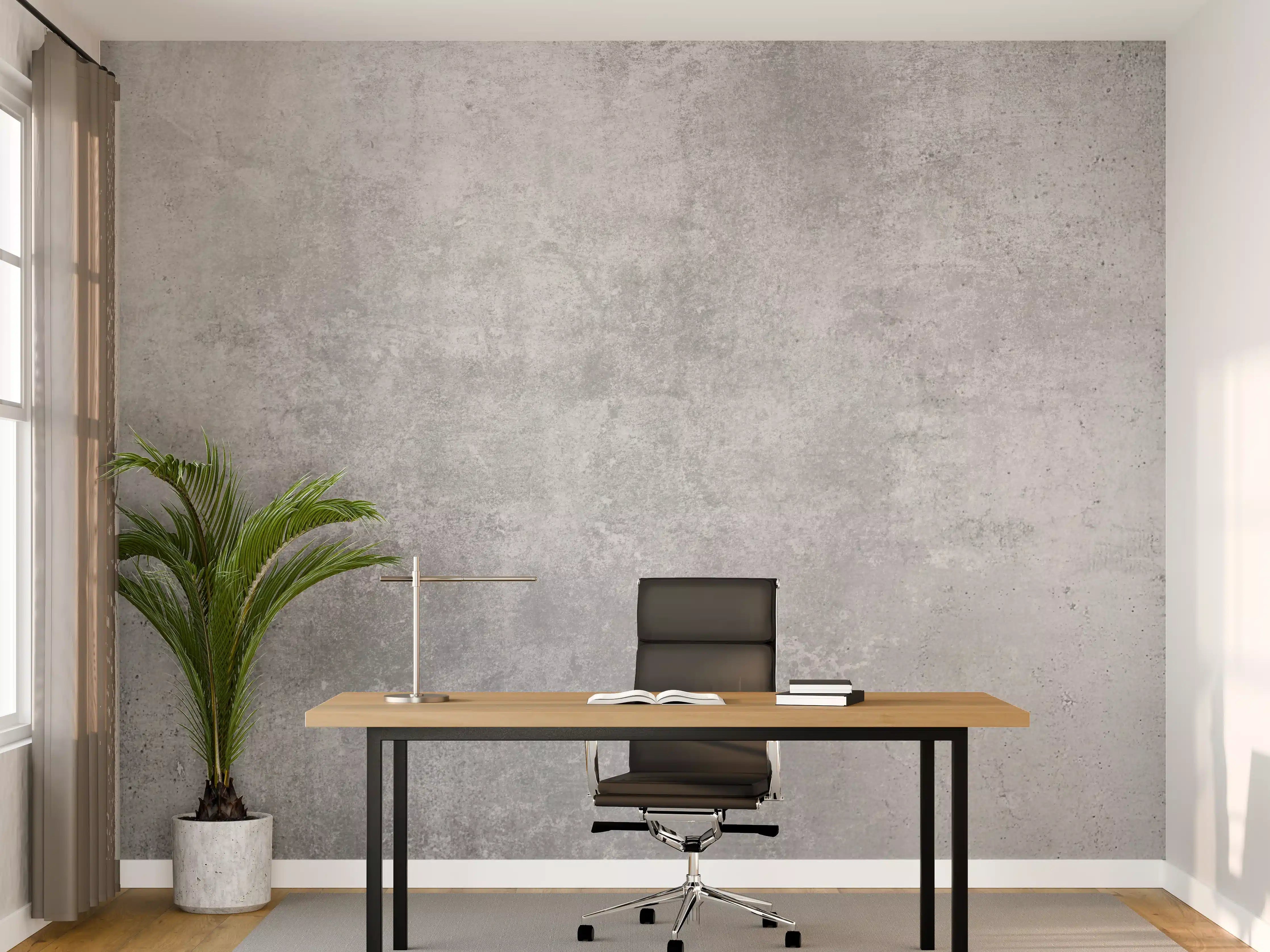 Büro Wandgestaltung - Helles Grau in Weißnuancen