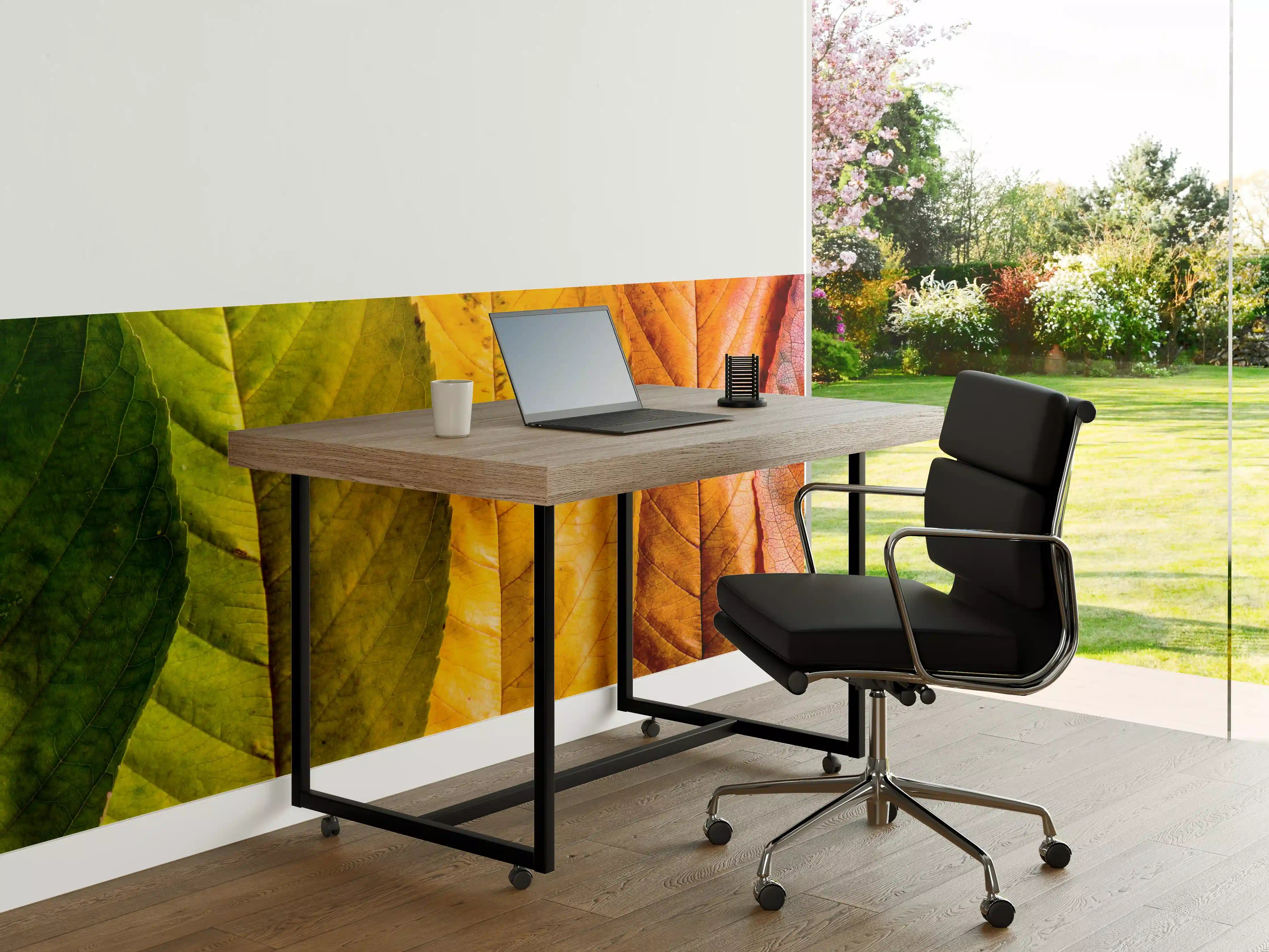 Büro Wandgestaltung - Herbstlaub Komposition