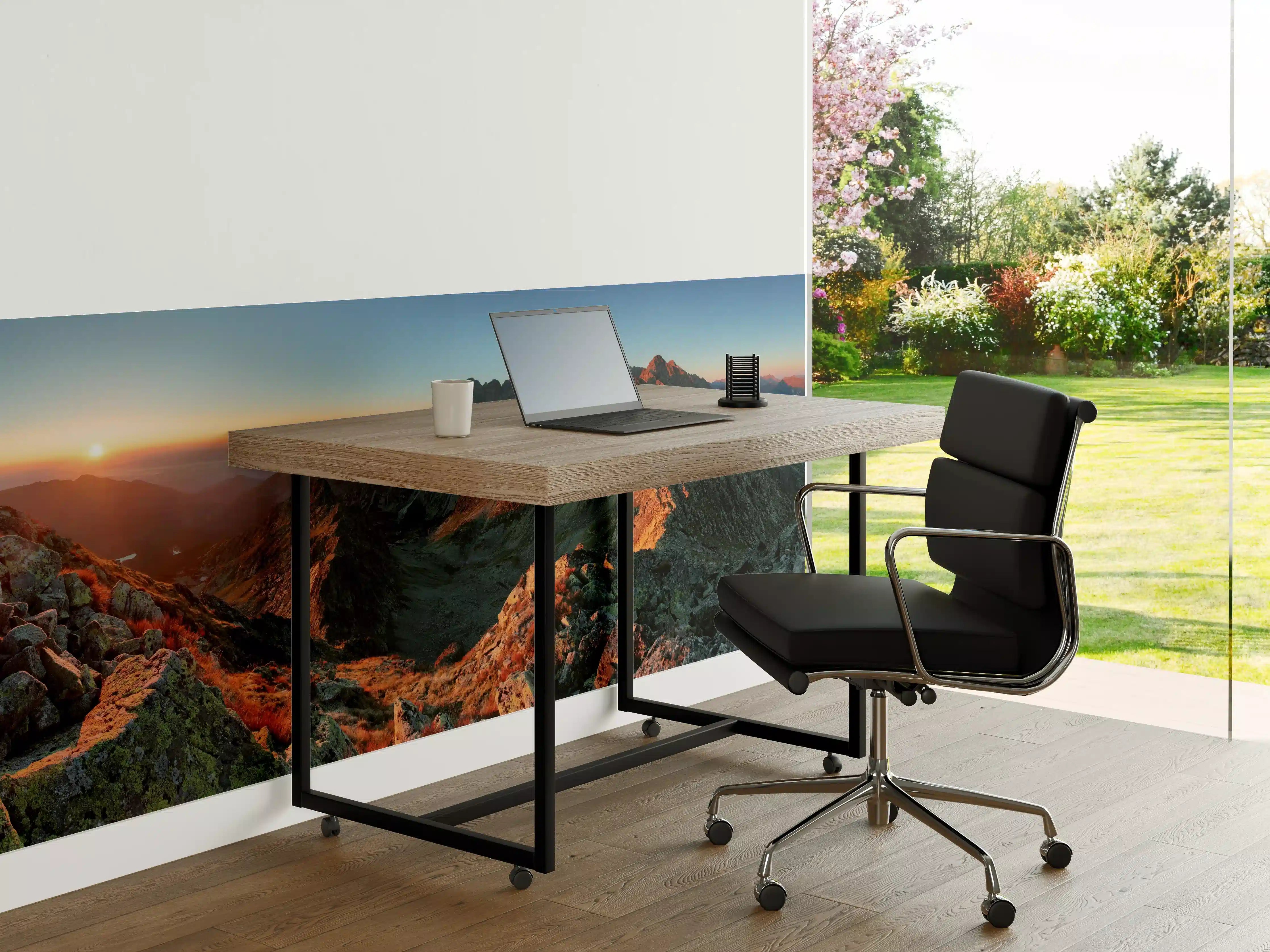 Büro Wandgestaltung - Herbstliche Berglandschaft
