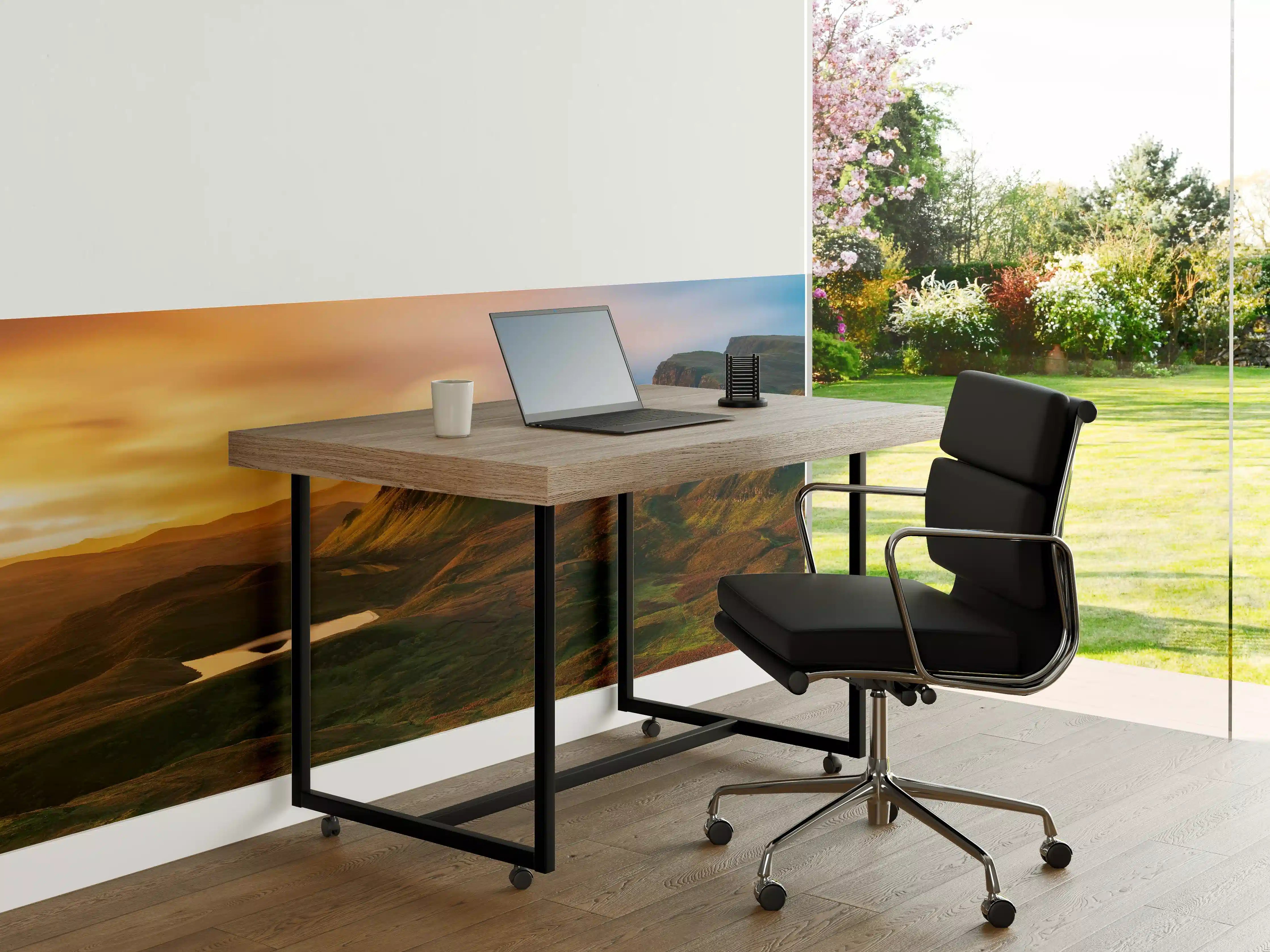 Büro Wandgestaltung - Herbstliche Highland-Landschaft