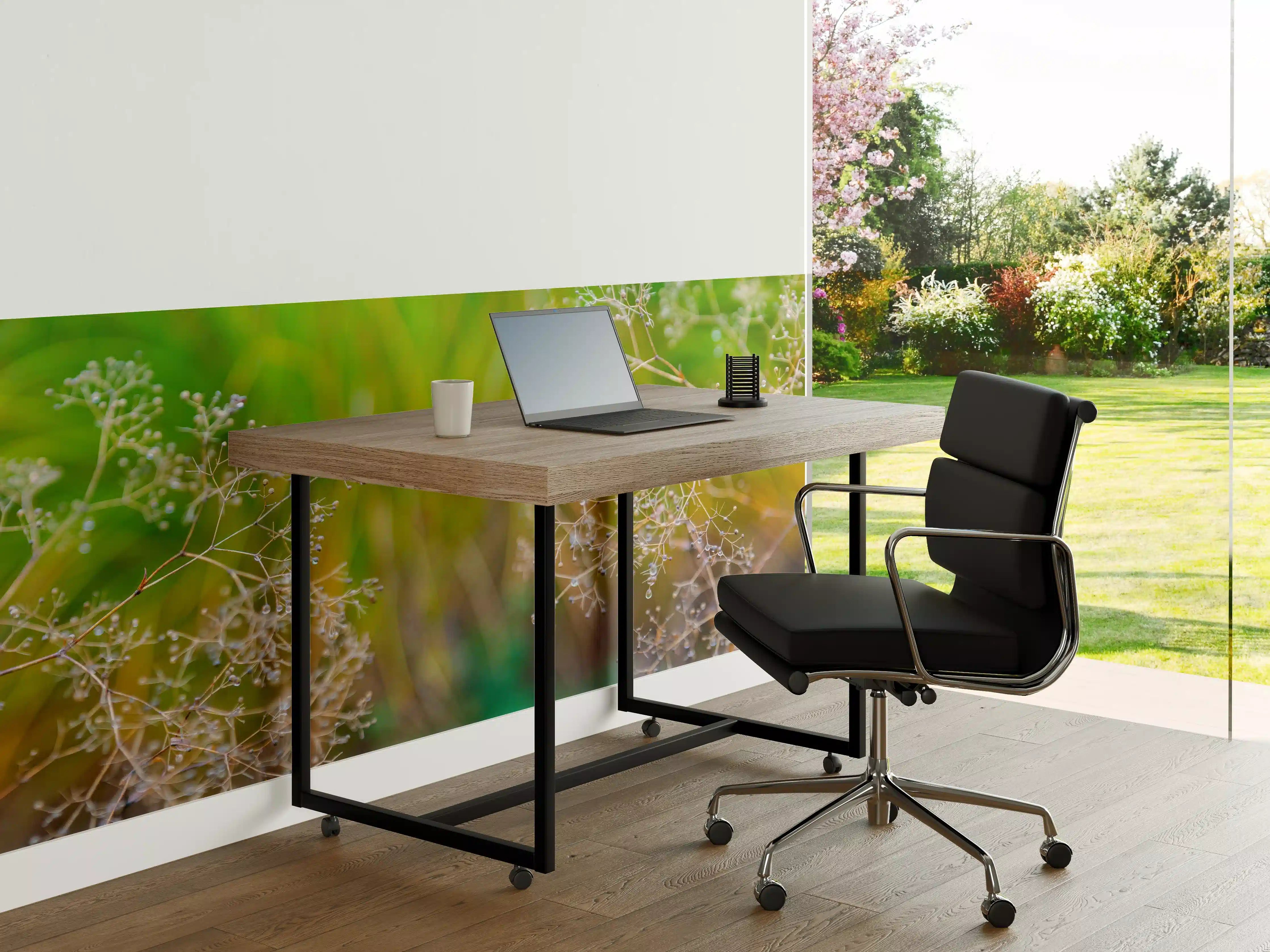 Büro Wandgestaltung - Herbstliche Trockenblumen