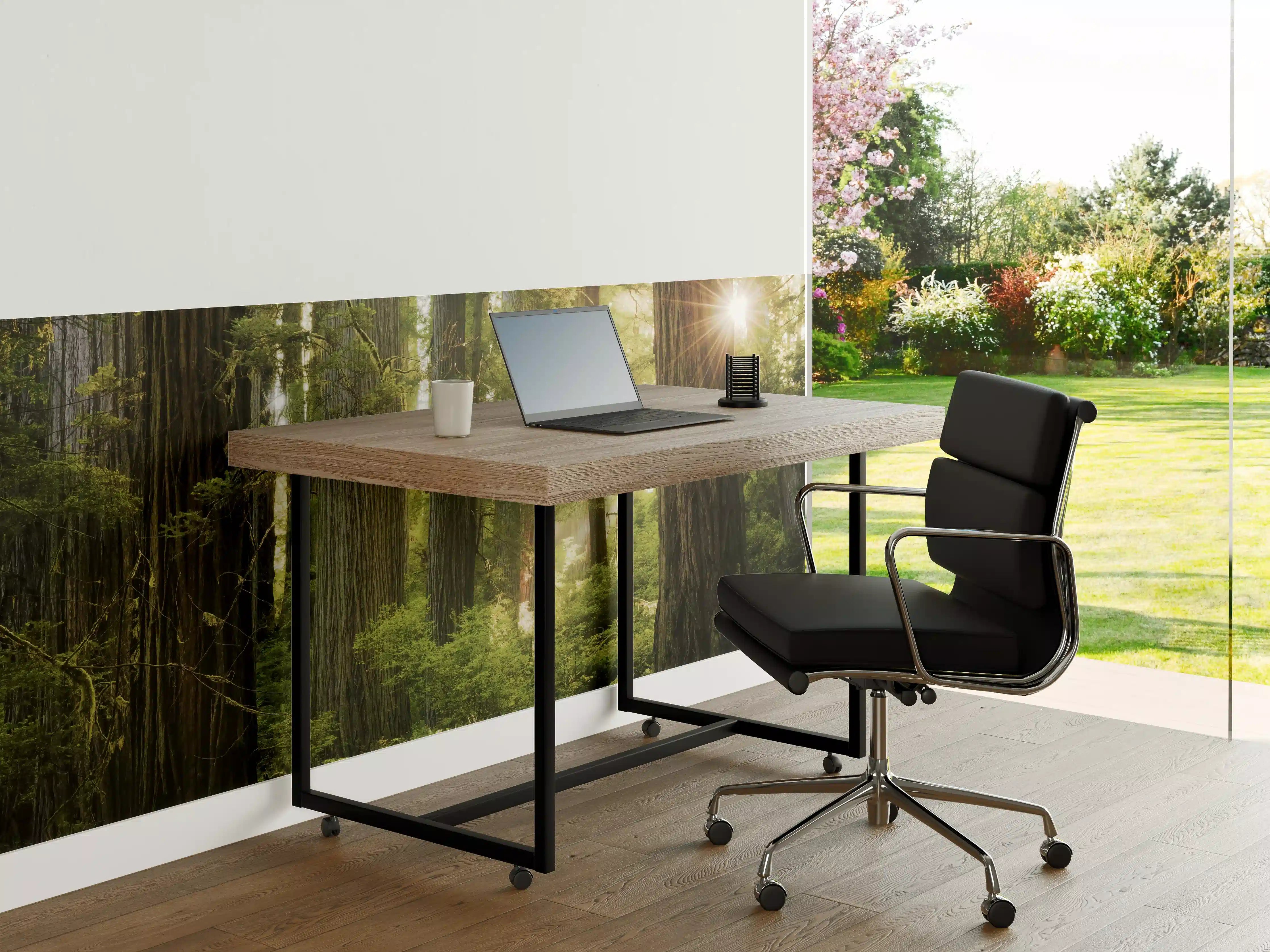 Büro Wandgestaltung - Herbstwald Lichtspiel