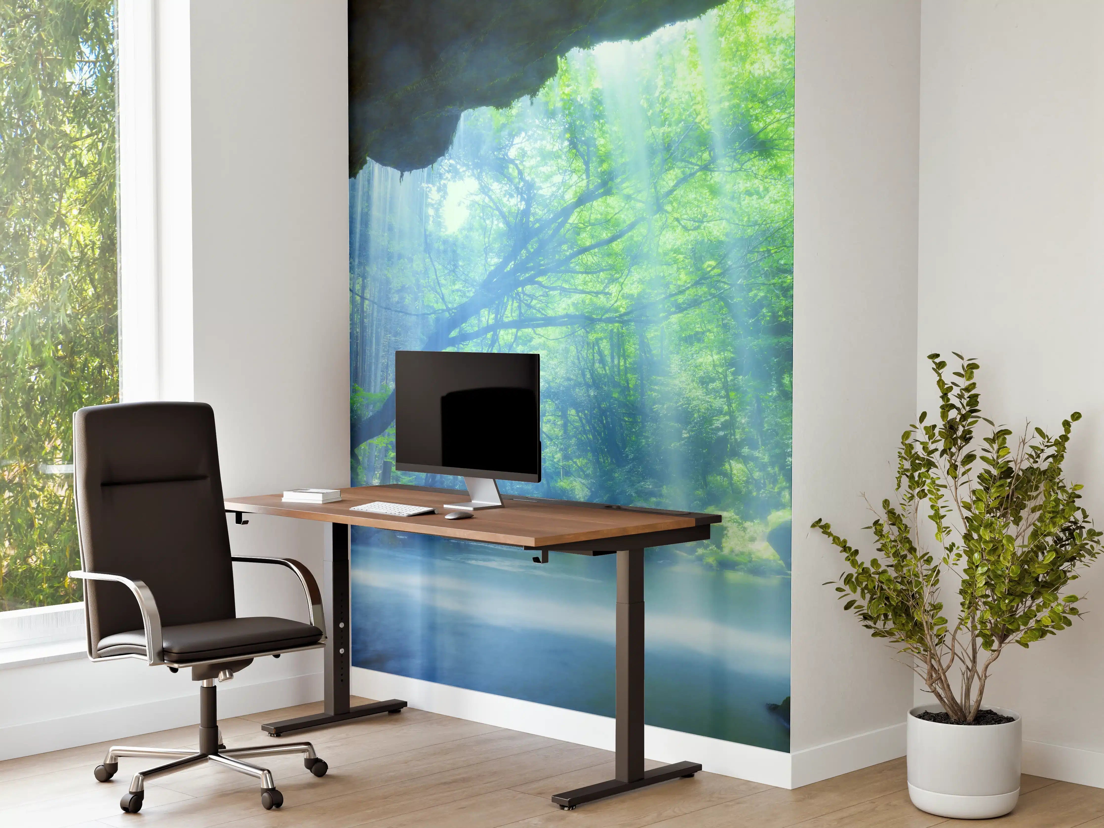 Büro Wandgestaltung - Hinter Nabigataki-Wasserfall Ansicht