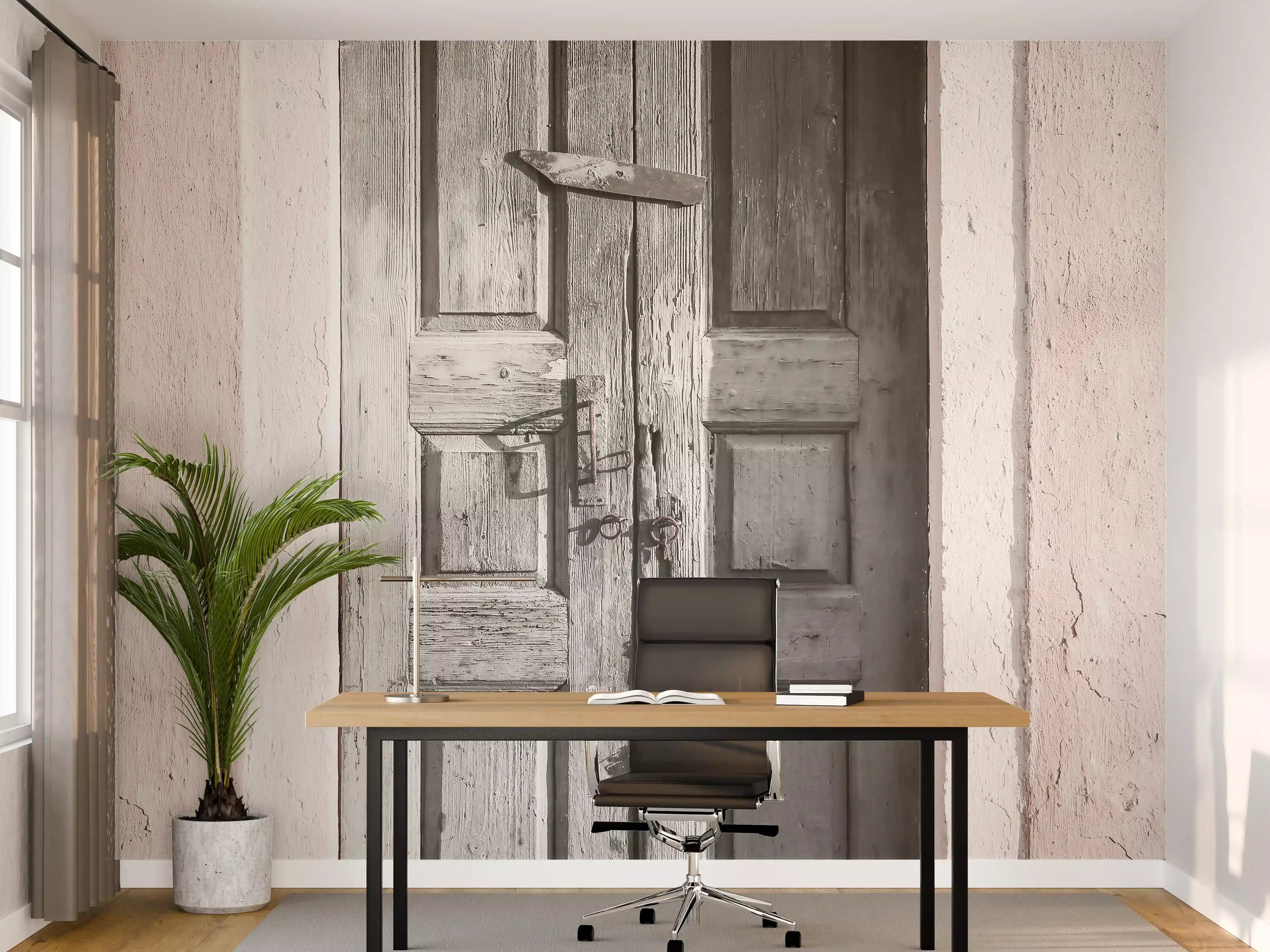 Büro Wandgestaltung - Historische Tür
