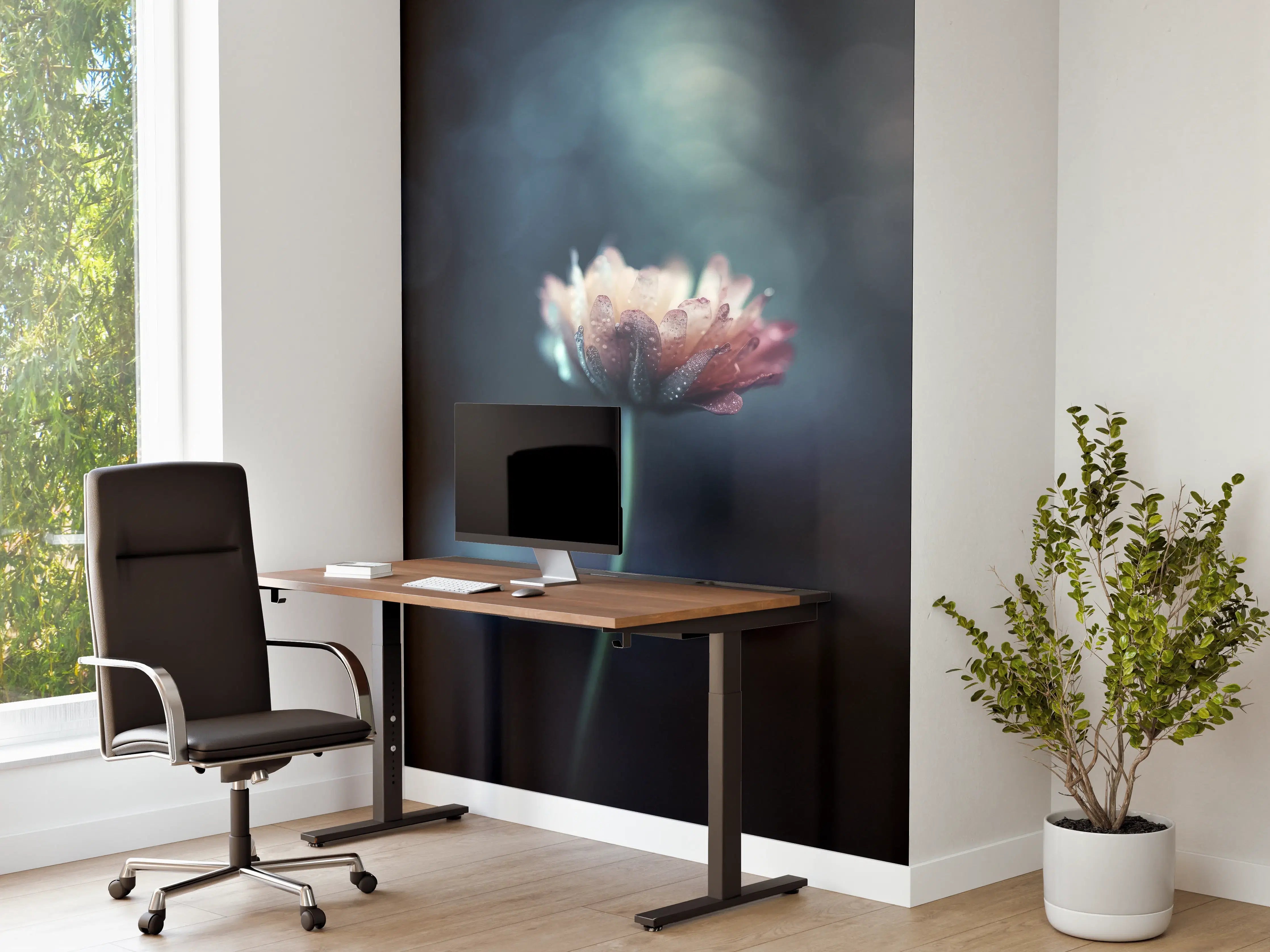 Büro Wandgestaltung - Hochauflösende Blume - verschwommen