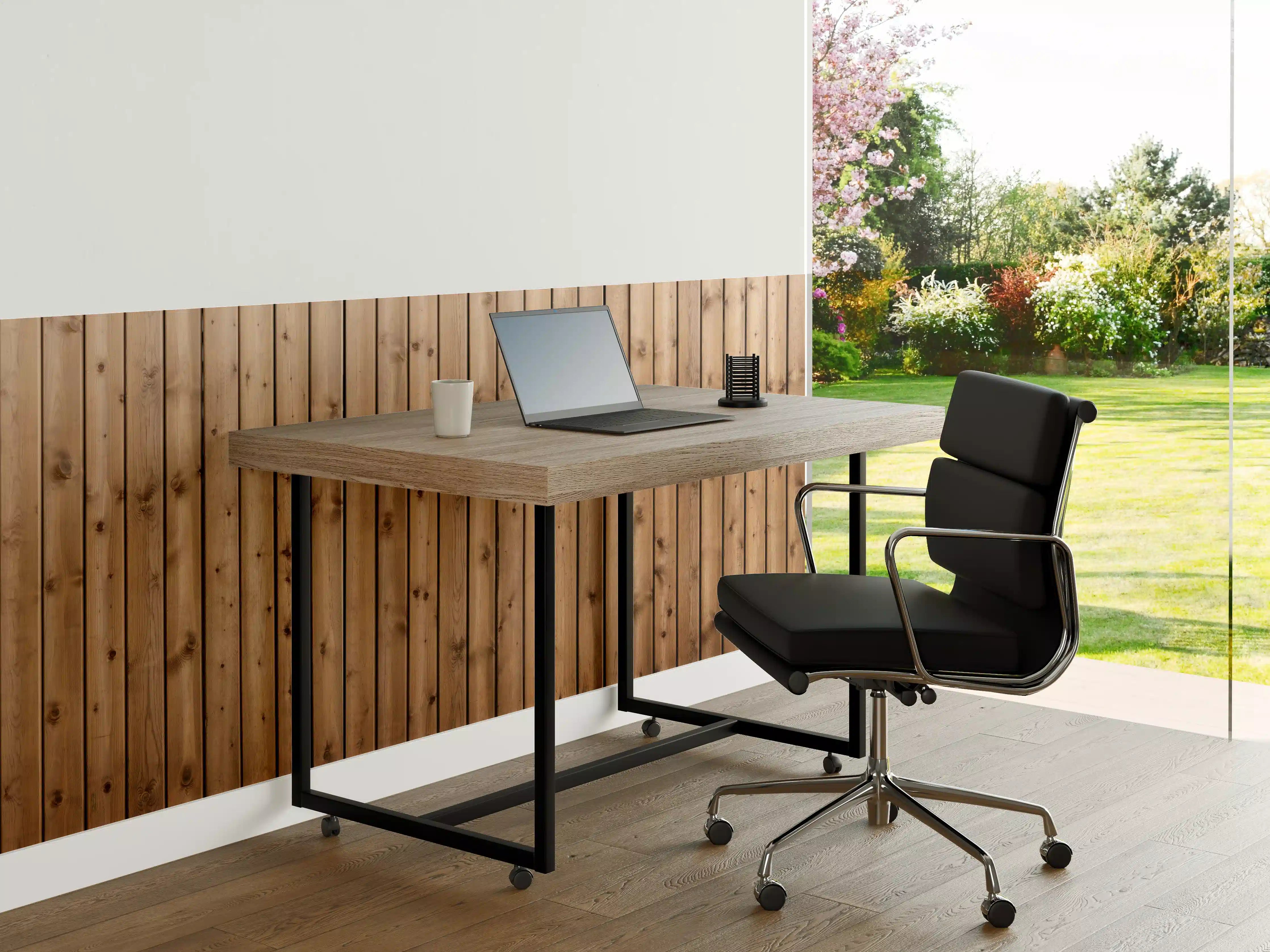 Büro Wandgestaltung - Hochauflösende Holzbrett-Struktur