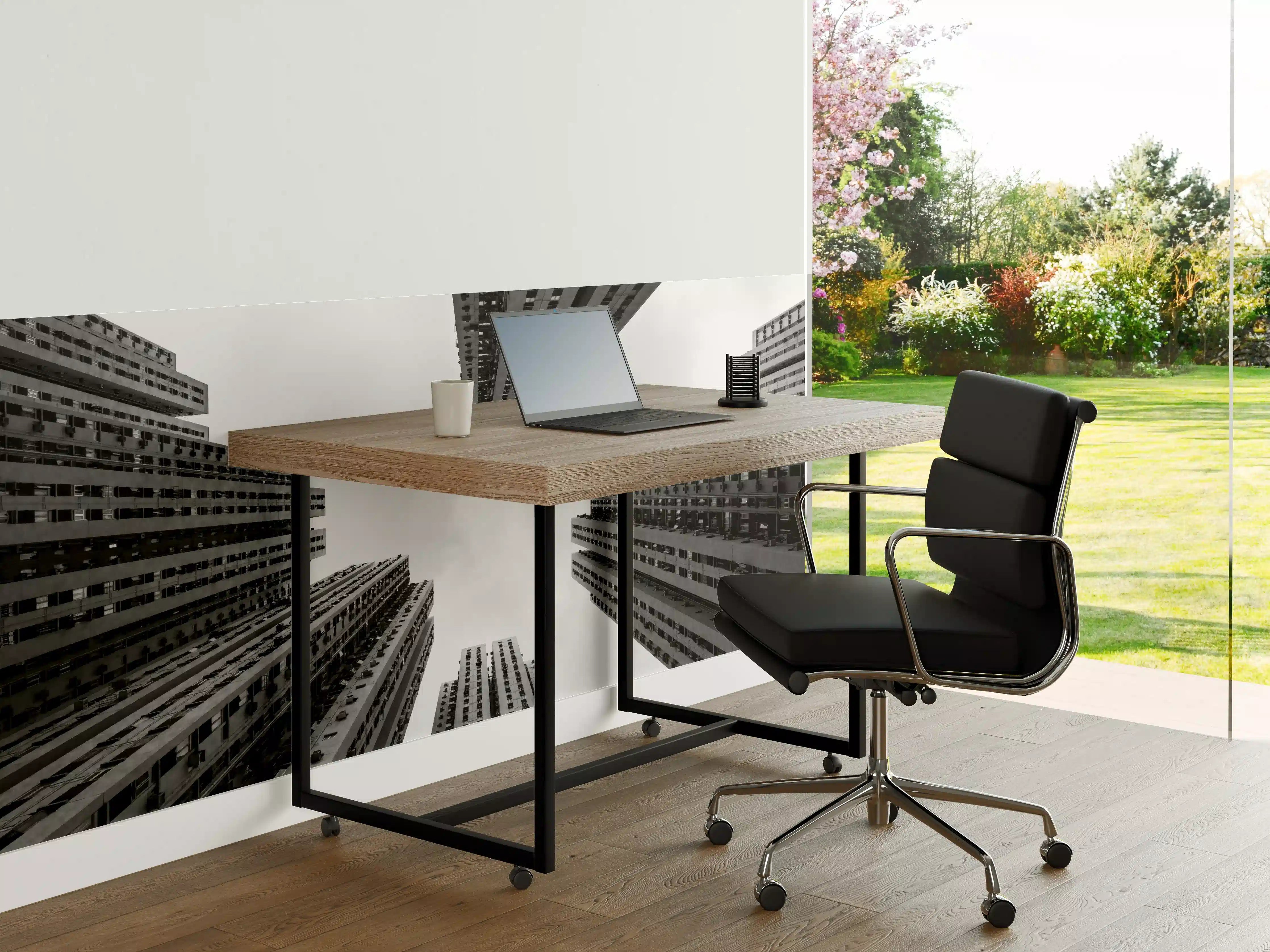 Büro Wandgestaltung - Hochhäuser - Schwarz-weiß