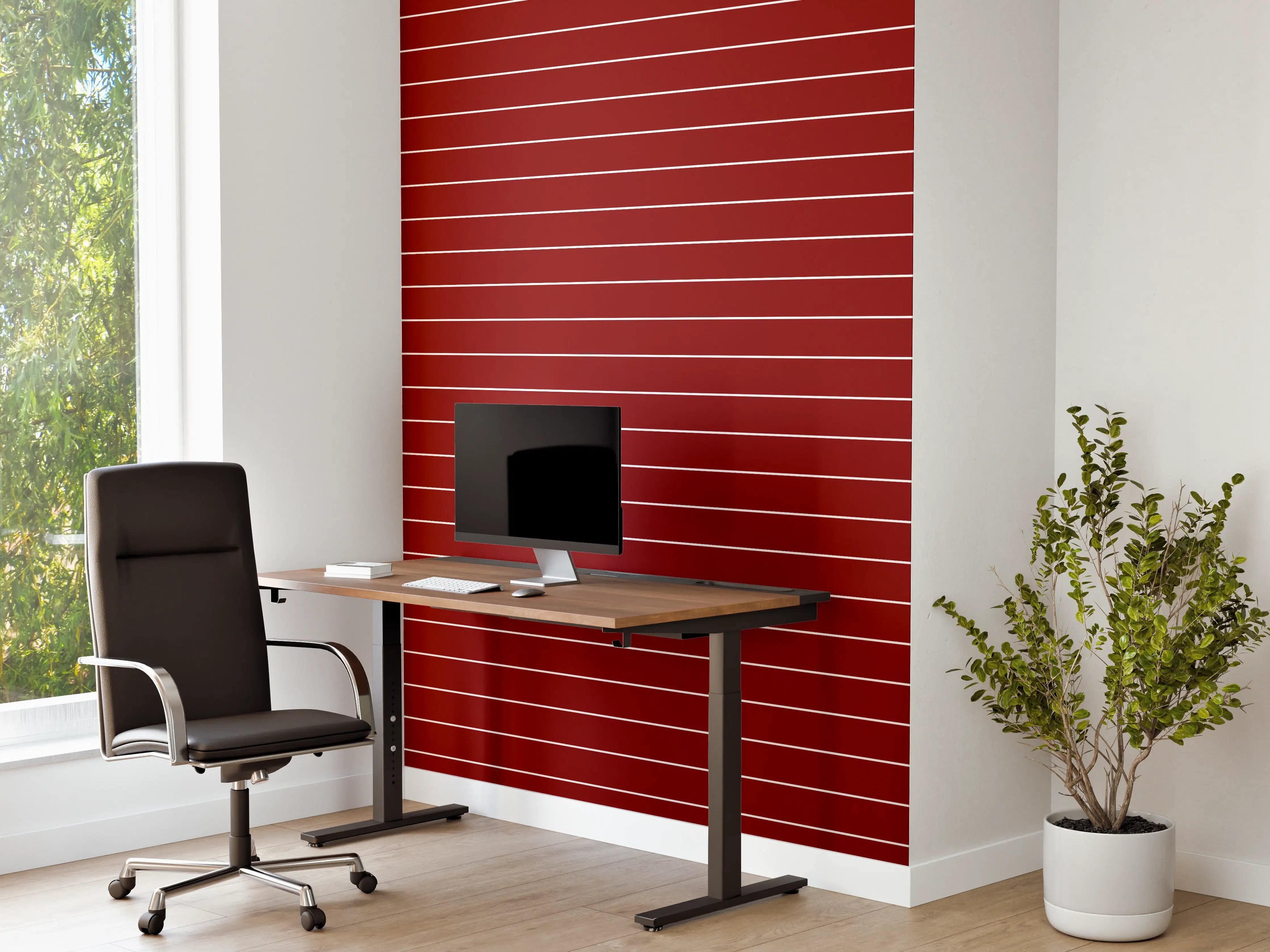 Büro Wandgestaltung - Hochwertige Weiß-Grau-Marmor-Textur mit feinen Graunuancen