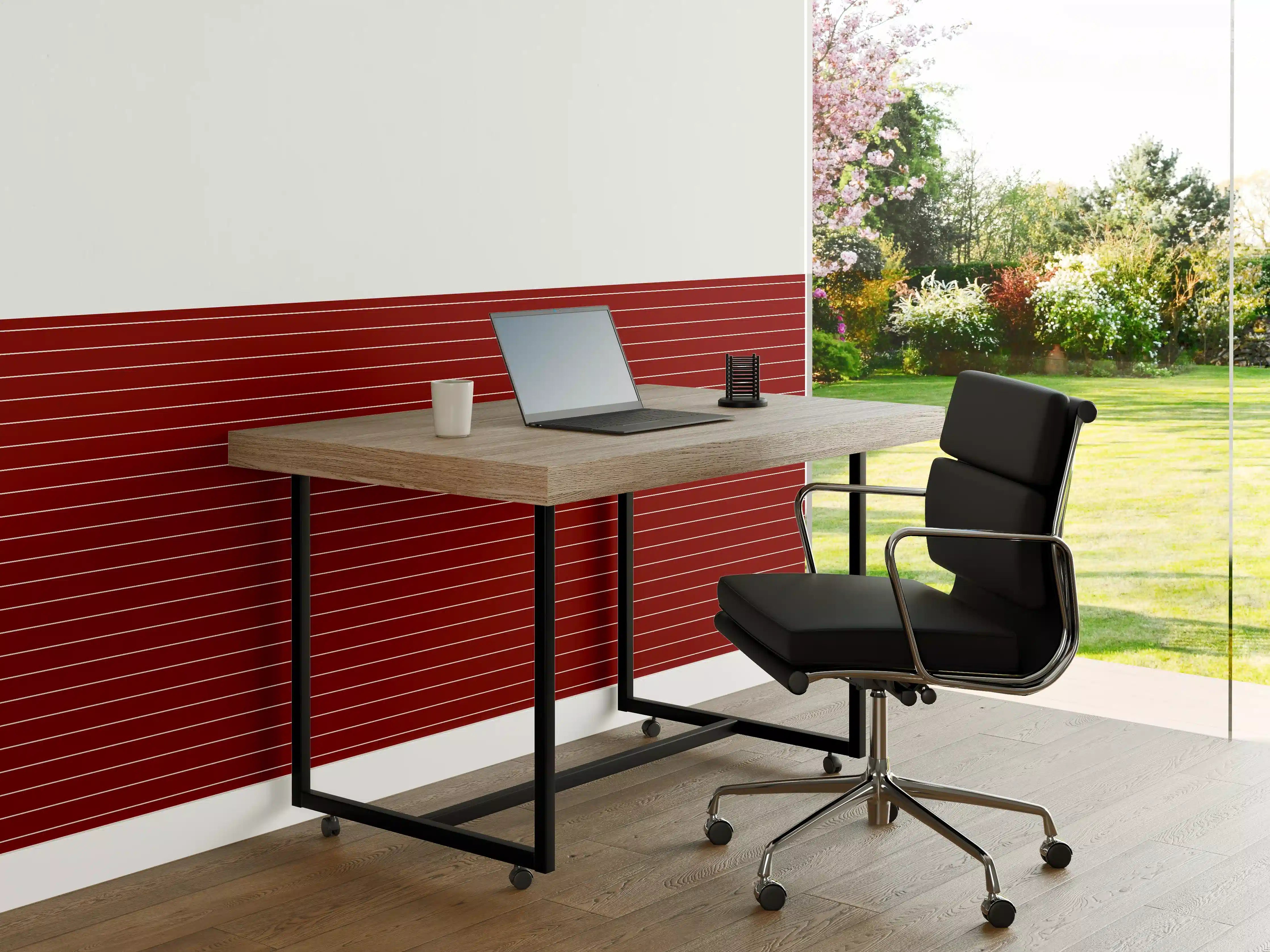 Büro Wandgestaltung - Hochwertige Weiß-Grau-Marmor-Textur mit feinen Graunuancen