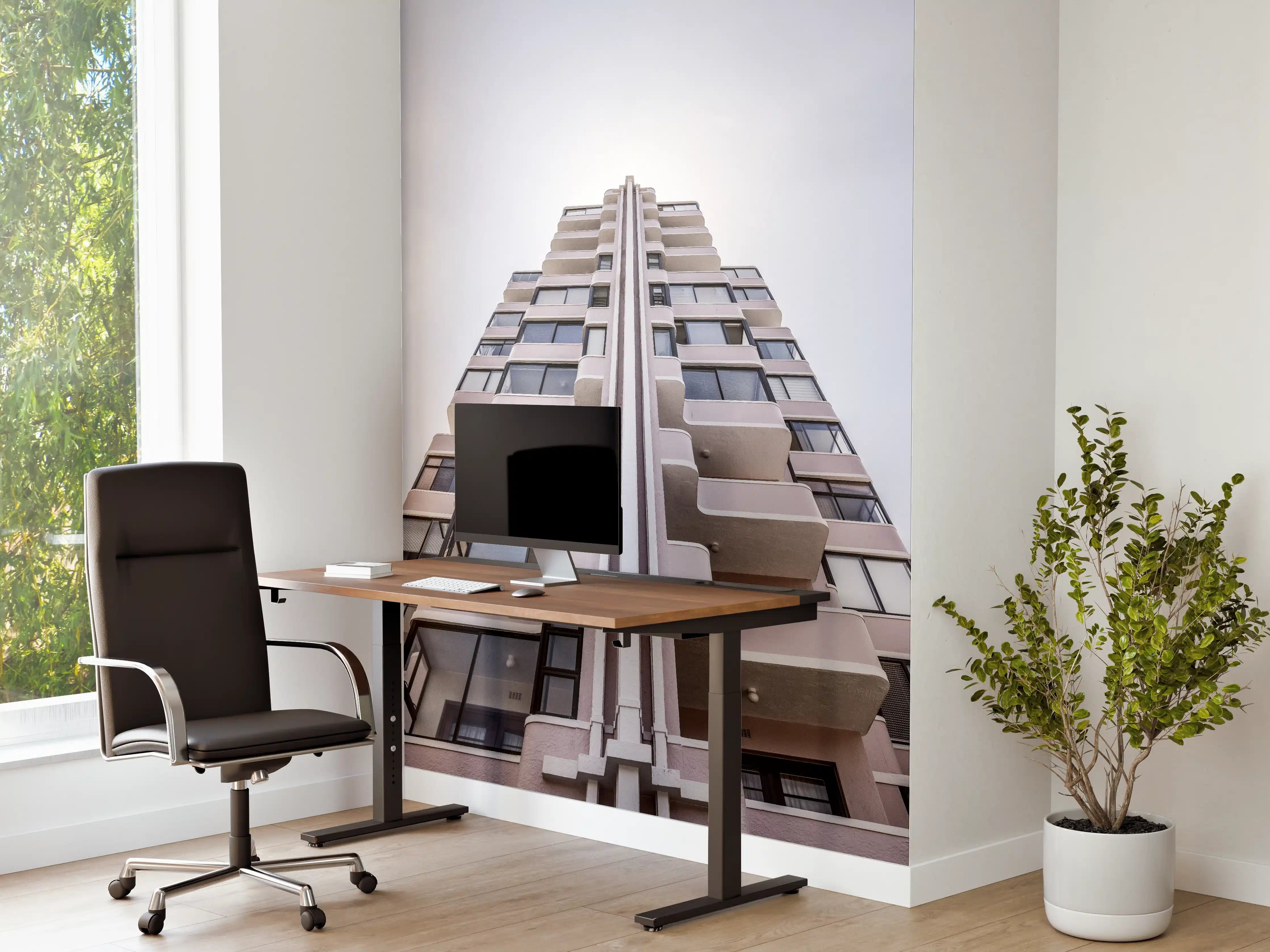 Büro Wandgestaltung - Hohe Architektur