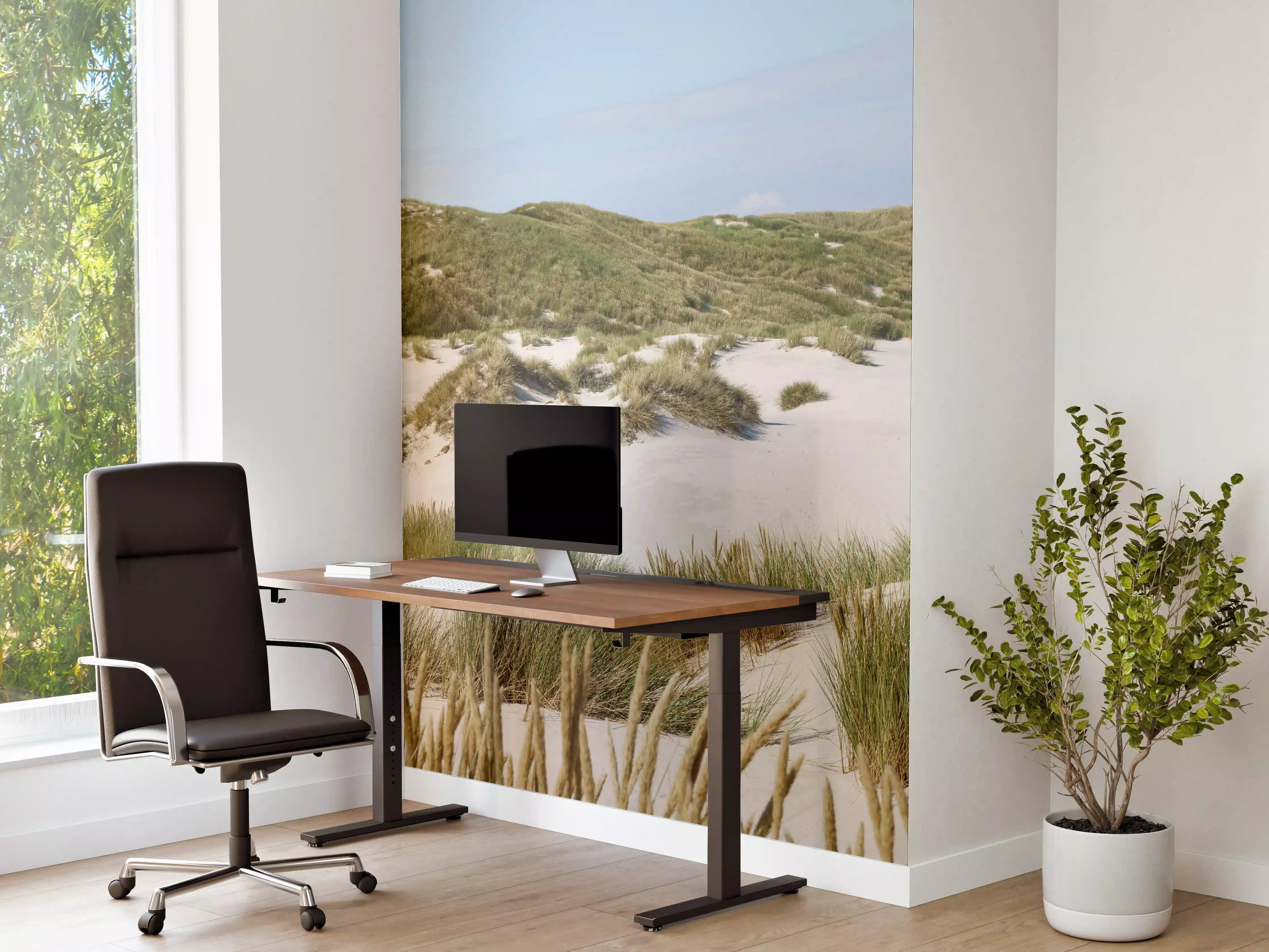 Büro Wandgestaltung - Idyllische Dünenlandschaft am Meer